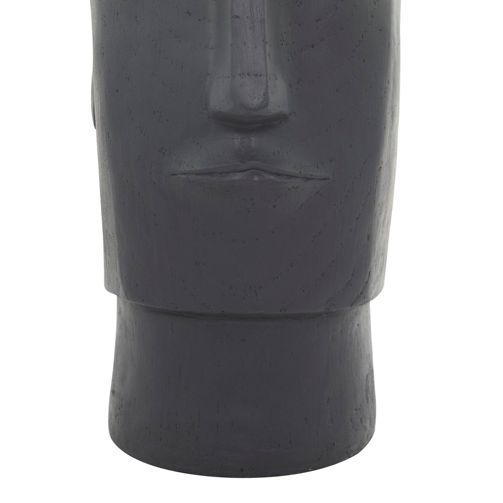 Grey Contemporary Abstract Planter, 12" x 13" x 23"