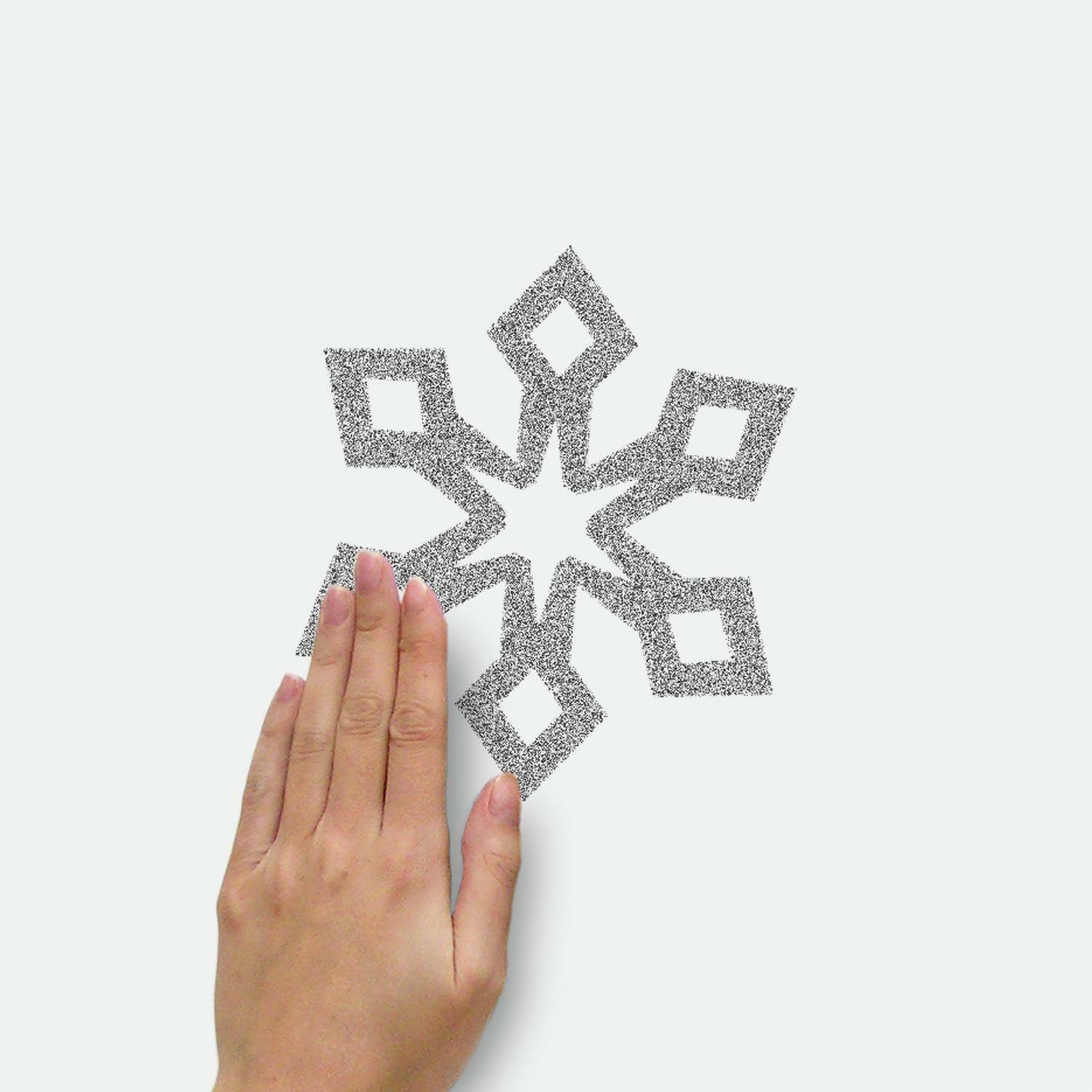 RoomMates Glitter Snowflakes Peel & Stick Wall Decals
