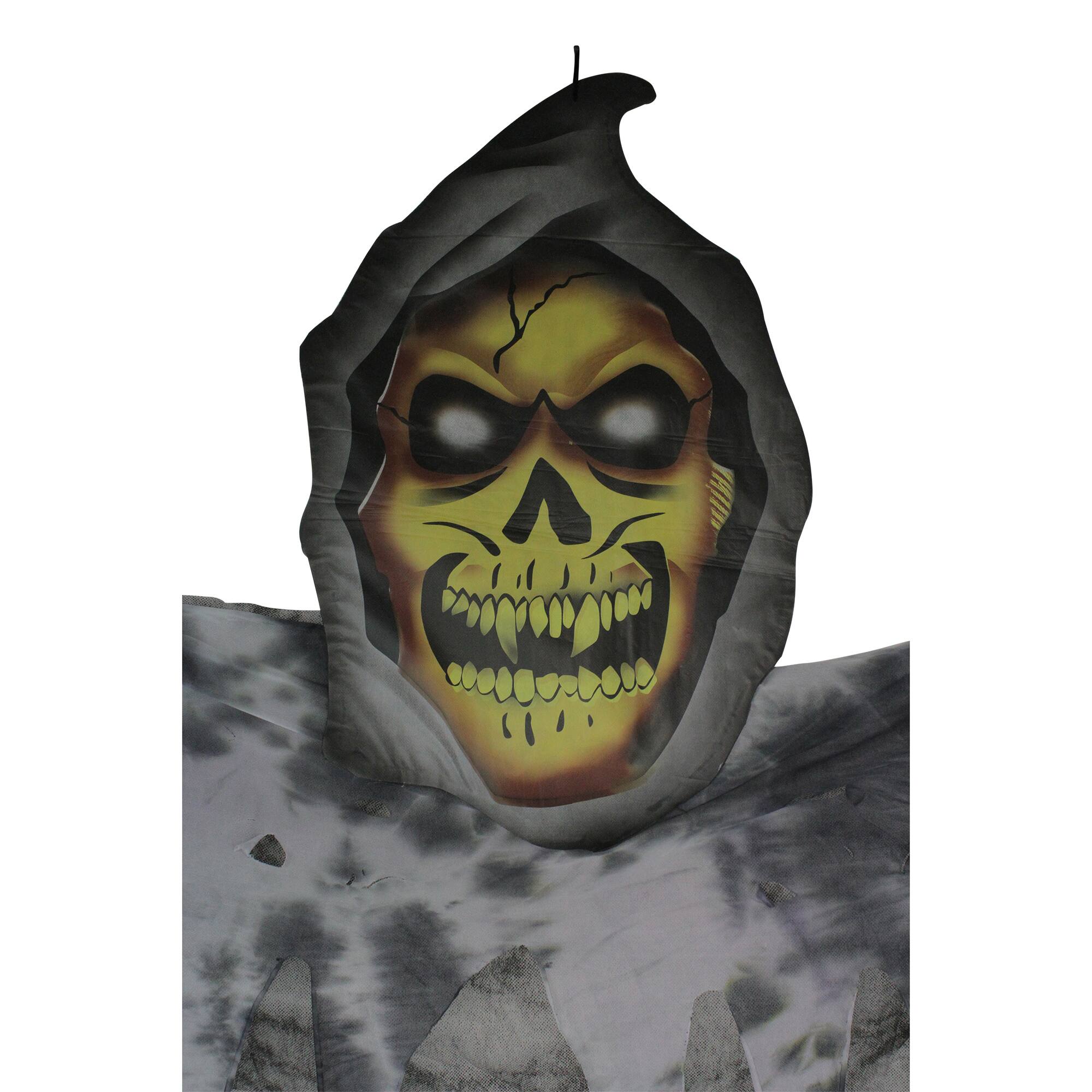 11ft. Eerie Grim Reaper with Large Hands Hanging Halloween Decoration