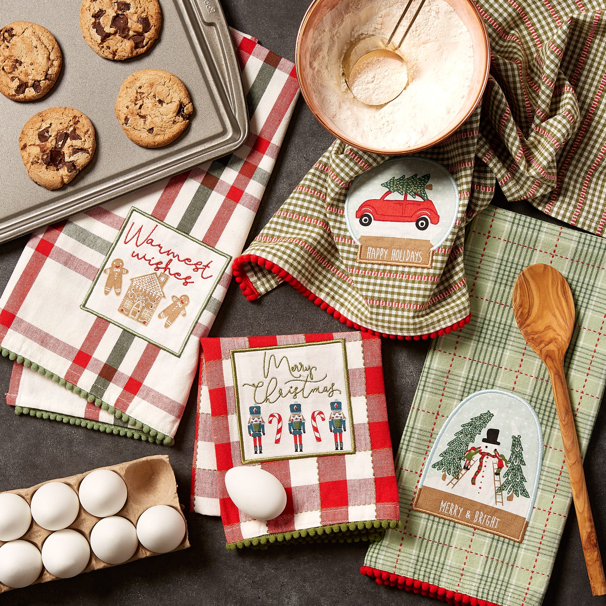 DII® Kitchen & Tabletop Jolly Tree Collection Dishtowel Set