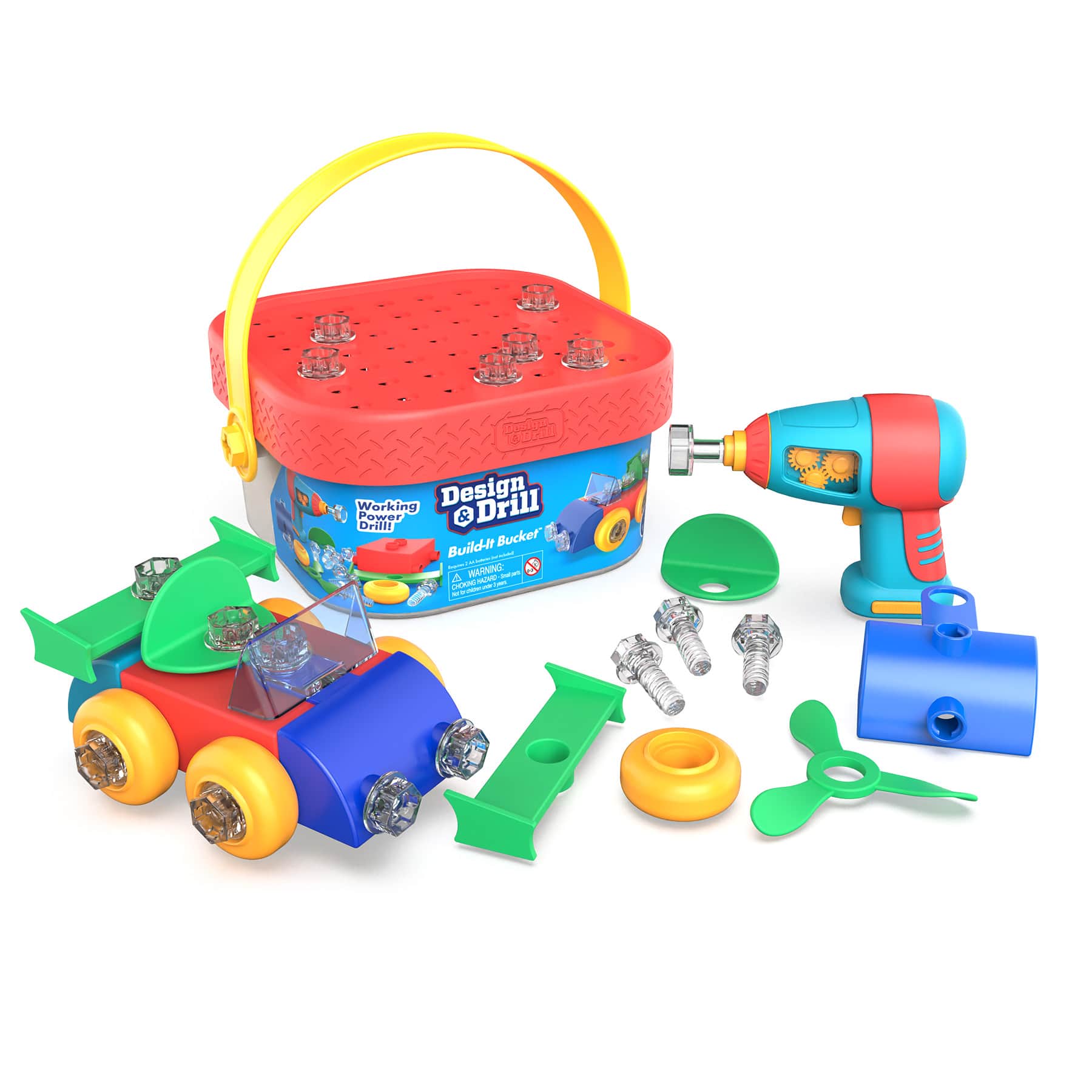 Educational Insights Design & Drill® Build-It Bucket™