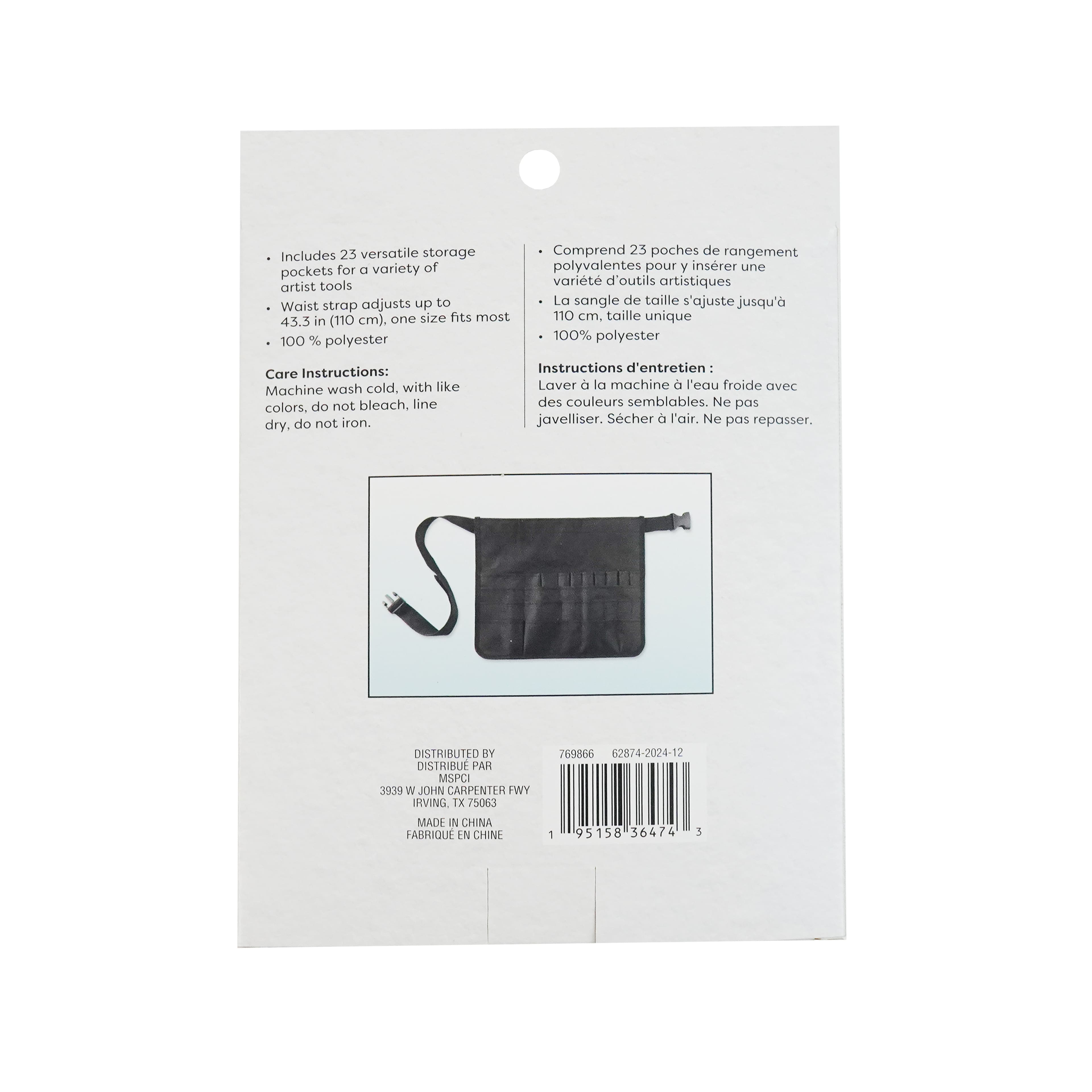12 Pack: 11.5" x 13.5" Black Waist Apron by Artist's Loft™