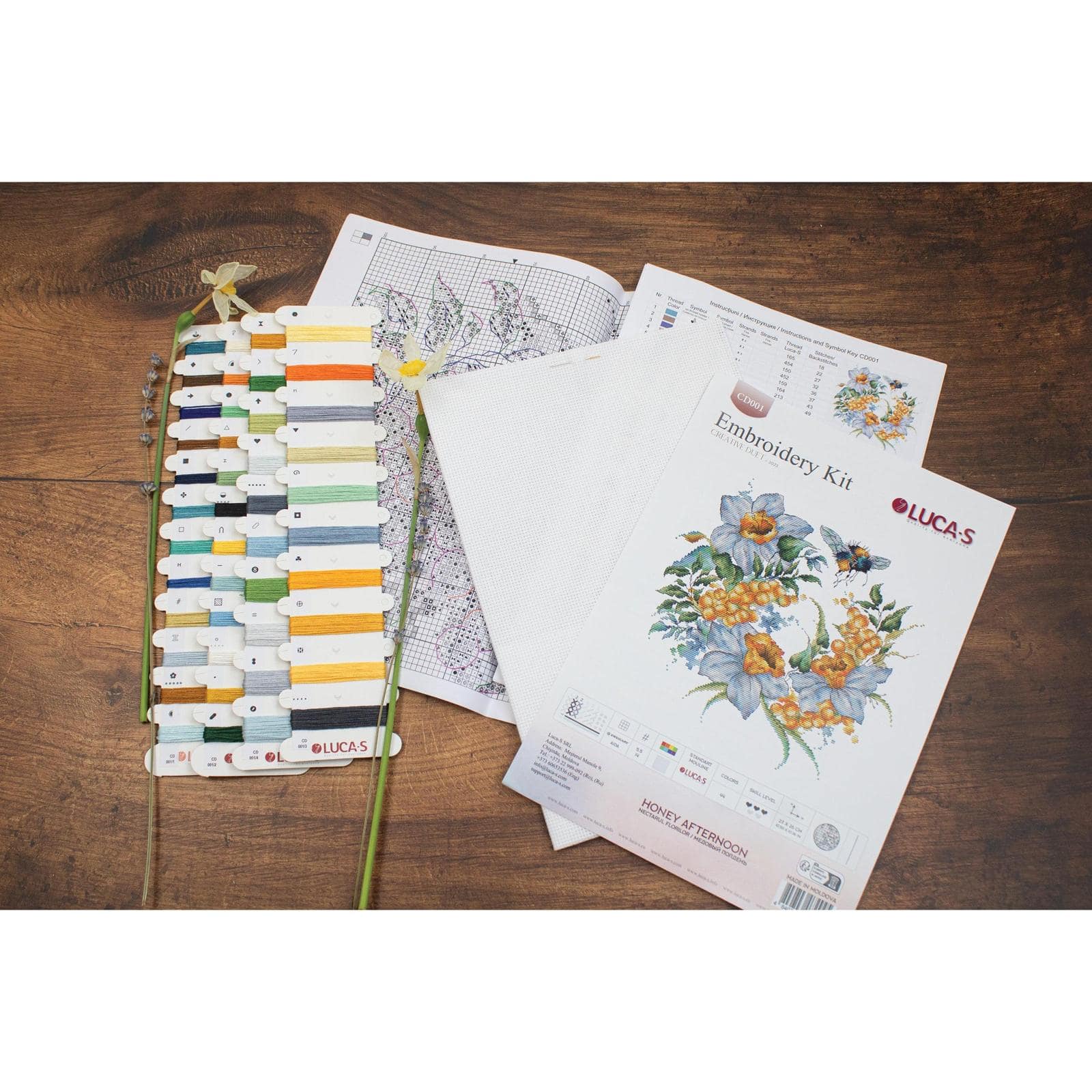 Luca-S Honey Afternoon Counted Cross-Stitch Kit