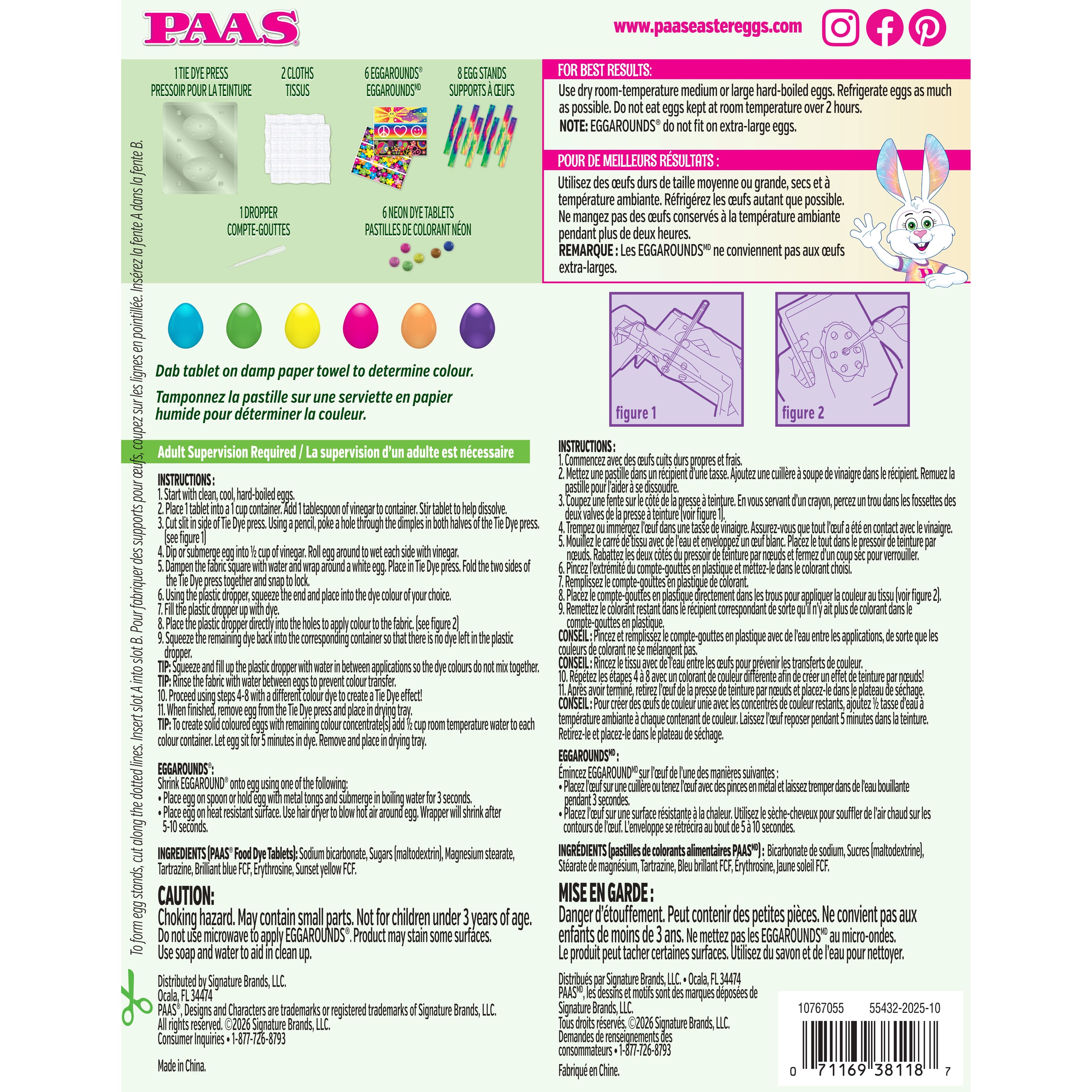 PAAS® Tie Dye Egg Decoration Kit