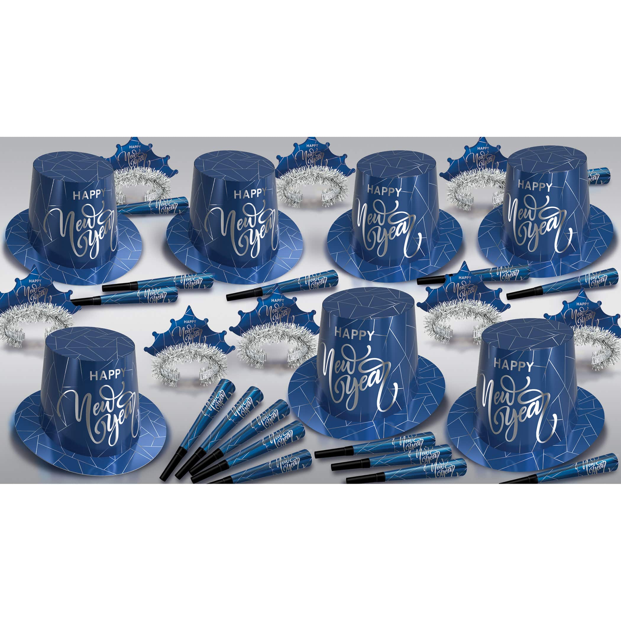 Beistle Midnight Blue  Silver New Year Accessory Kit  Michaels