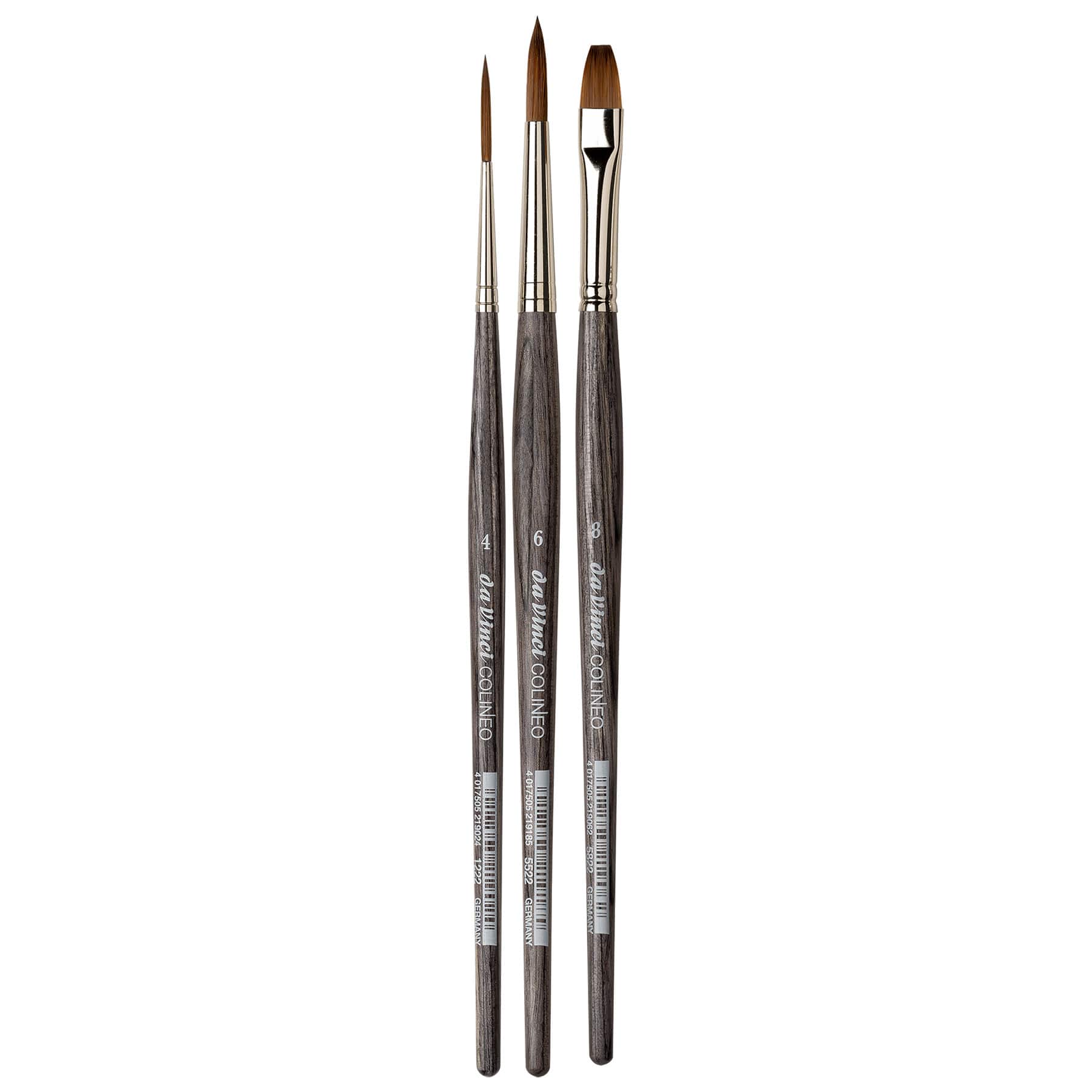 da Vinci COLINEO Red Sable Watercolor & Acrylic Synthetic Brush Set