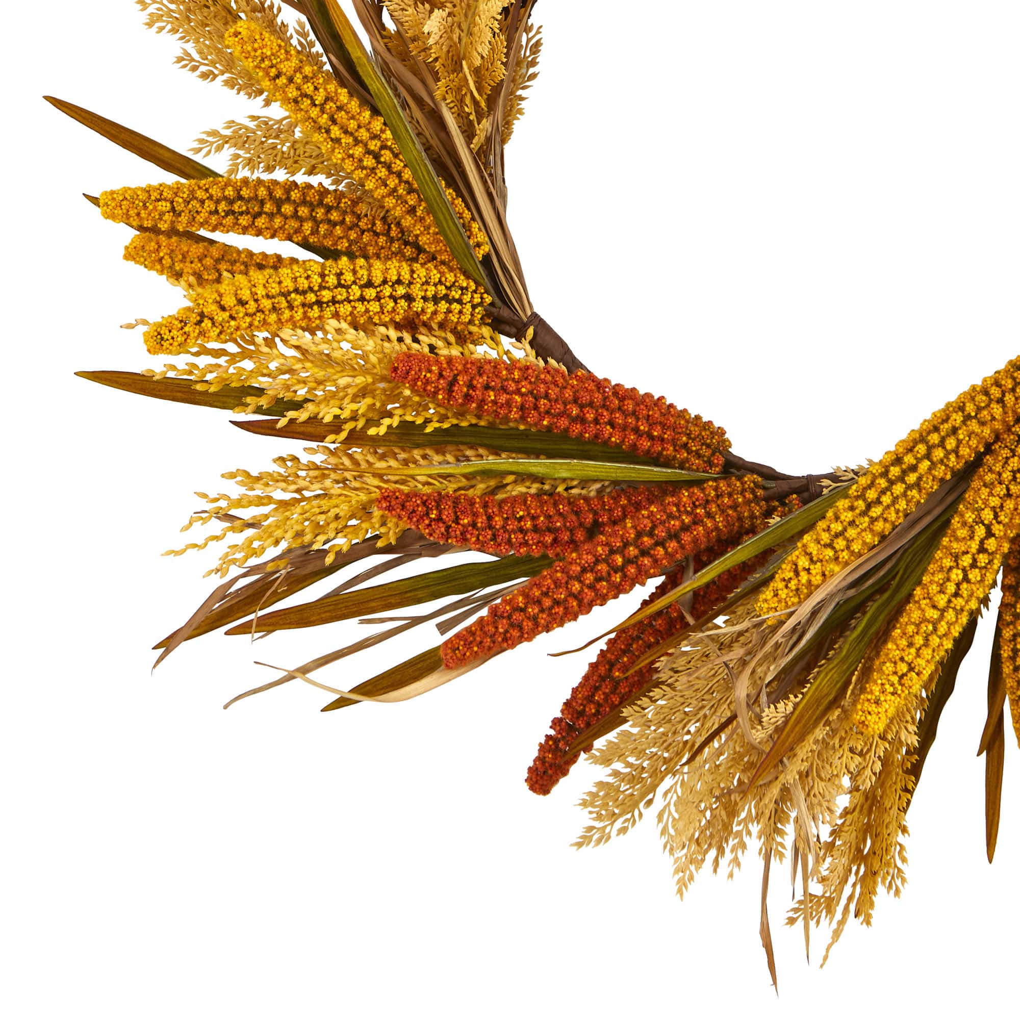 25" Sorghum Harvest Wreath