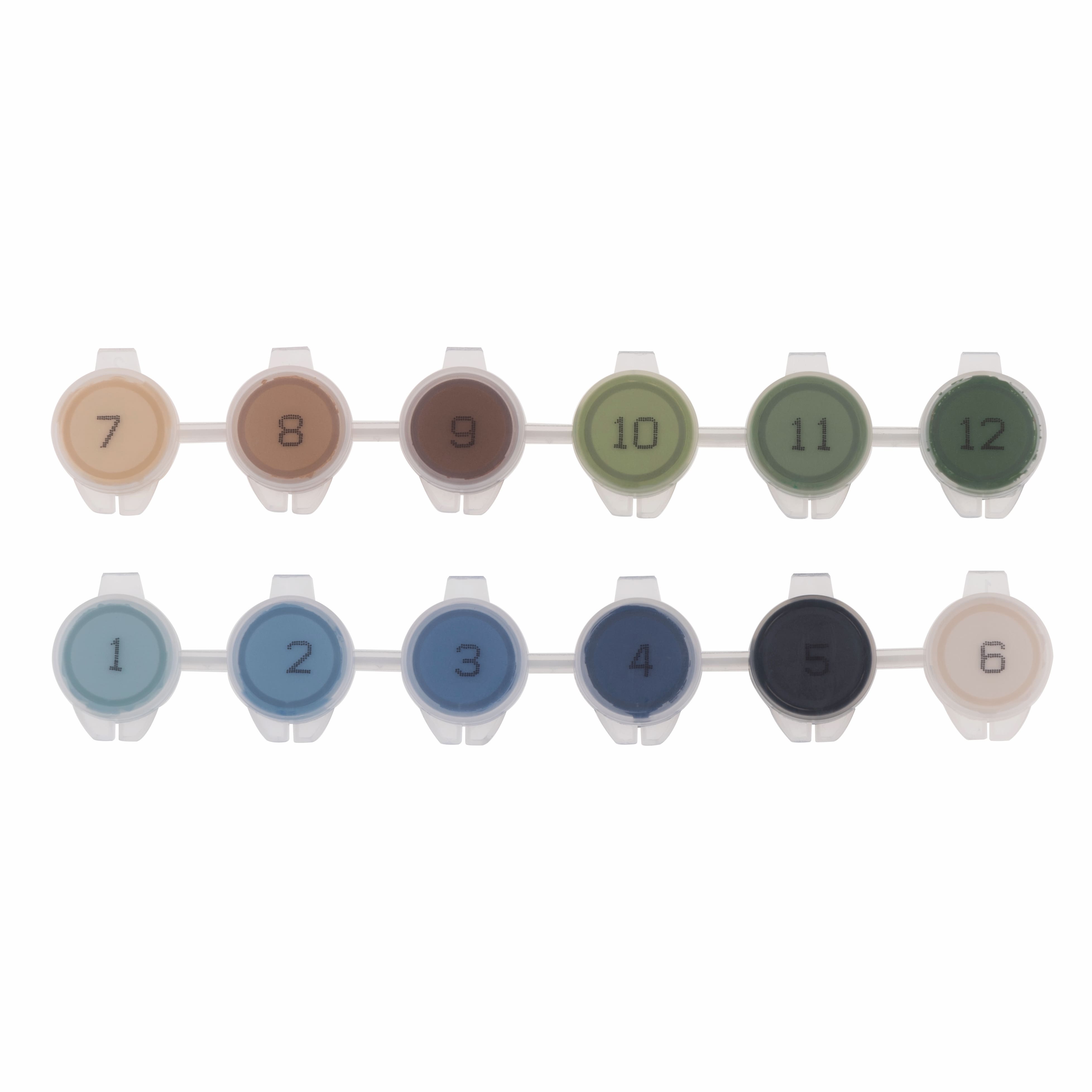 Blue Pansy Paint-by-Number Framed Mini Kit by Artist's Loft®