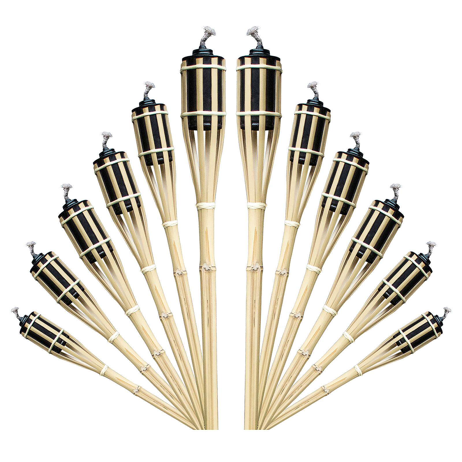 Sorbus 48" Matney Outdoor Bamboo Torches, 12ct.