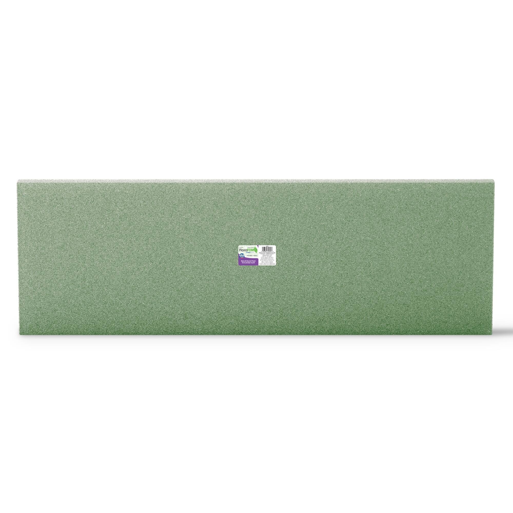 FloraCraft® CraftFōM 12" x 36" Green foam sheets, 10ct.