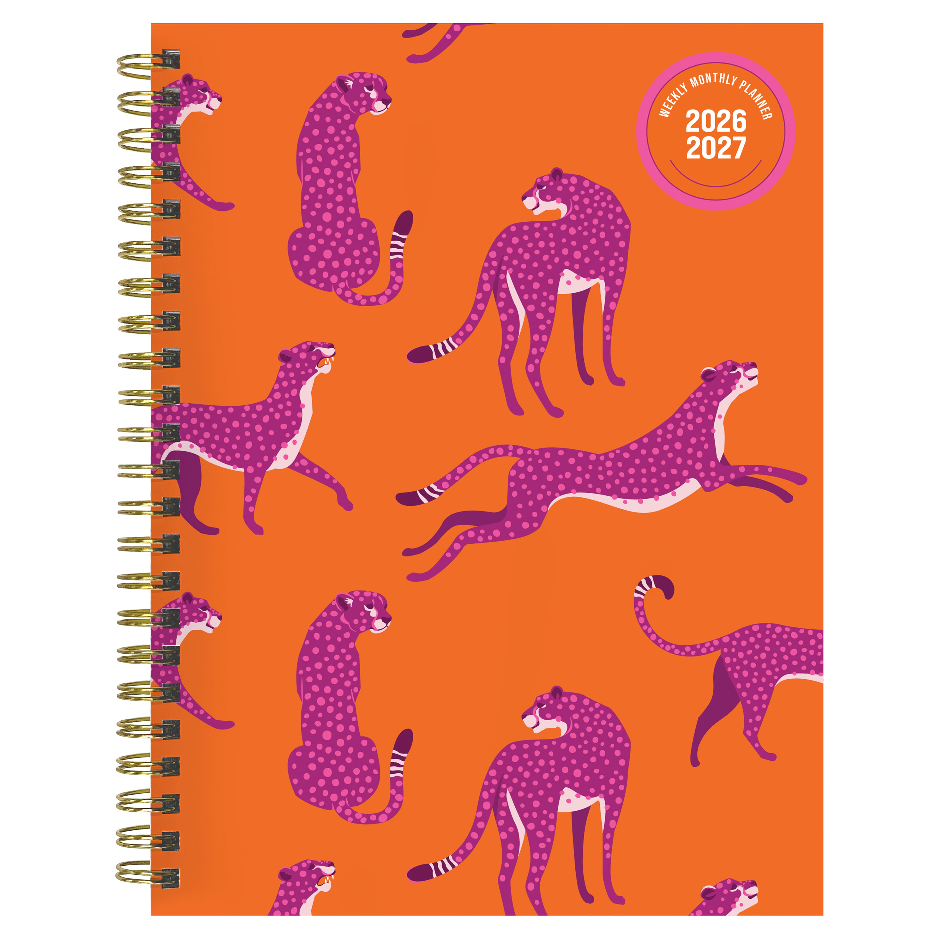 TF Publishing Medium 2026-27 Spicy Cat Weekly Monthly Planner