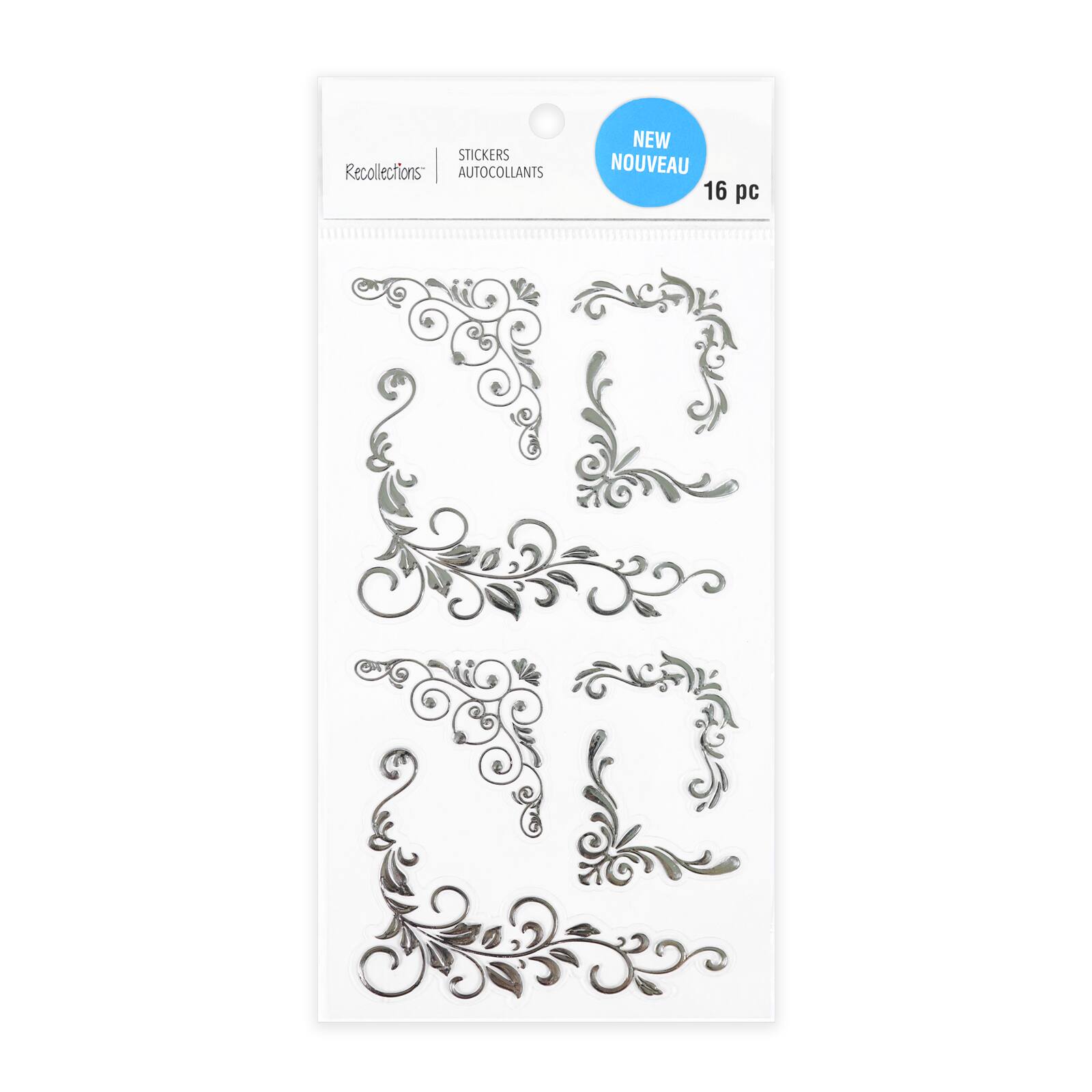 Silver Corner Stickers by Recollections™