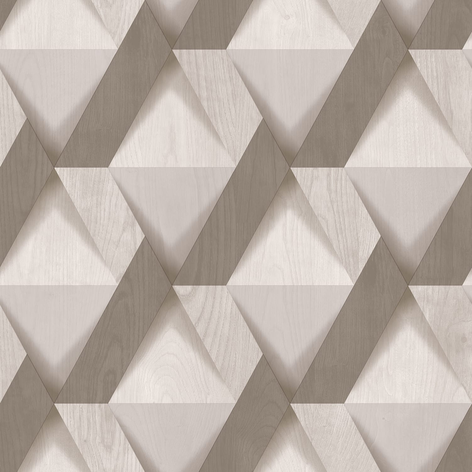 Designs Direct Modern Losange Wood Wallpaper