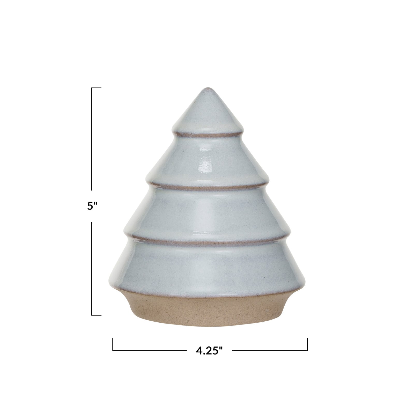 Hello Honey® 5" White Decorative Unglazed Stoneware Tree