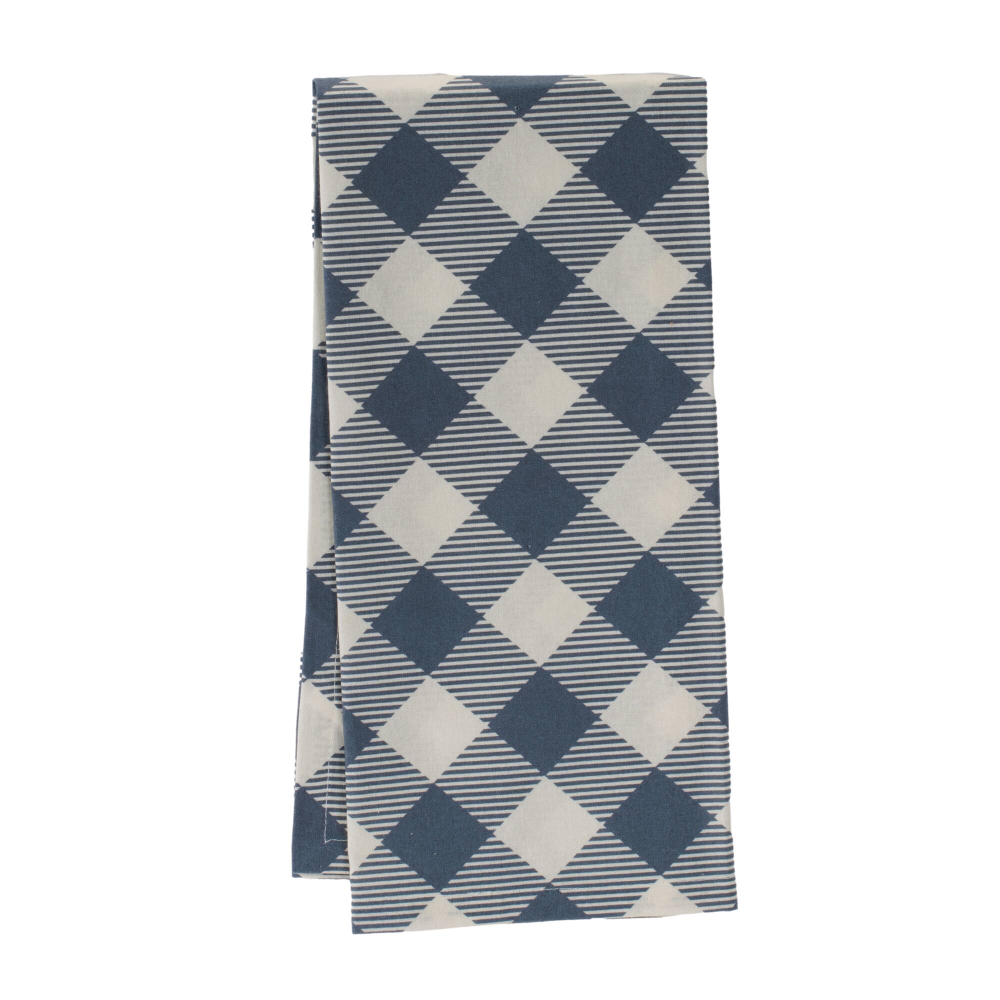 Melrose Pine & Plaid Christmas Tea Towels Set