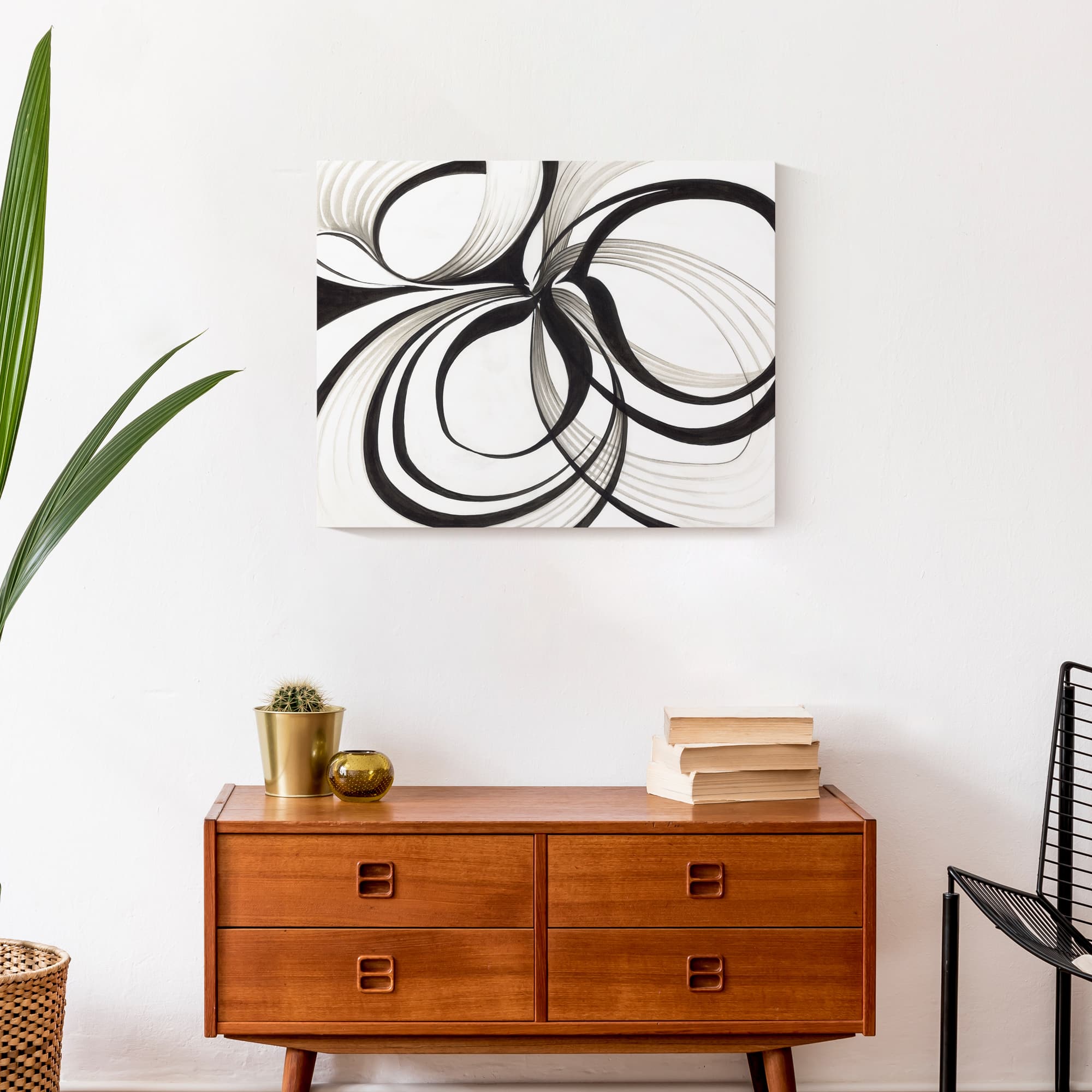 Abstract Circles 20" x 16" Canvas Wall Art