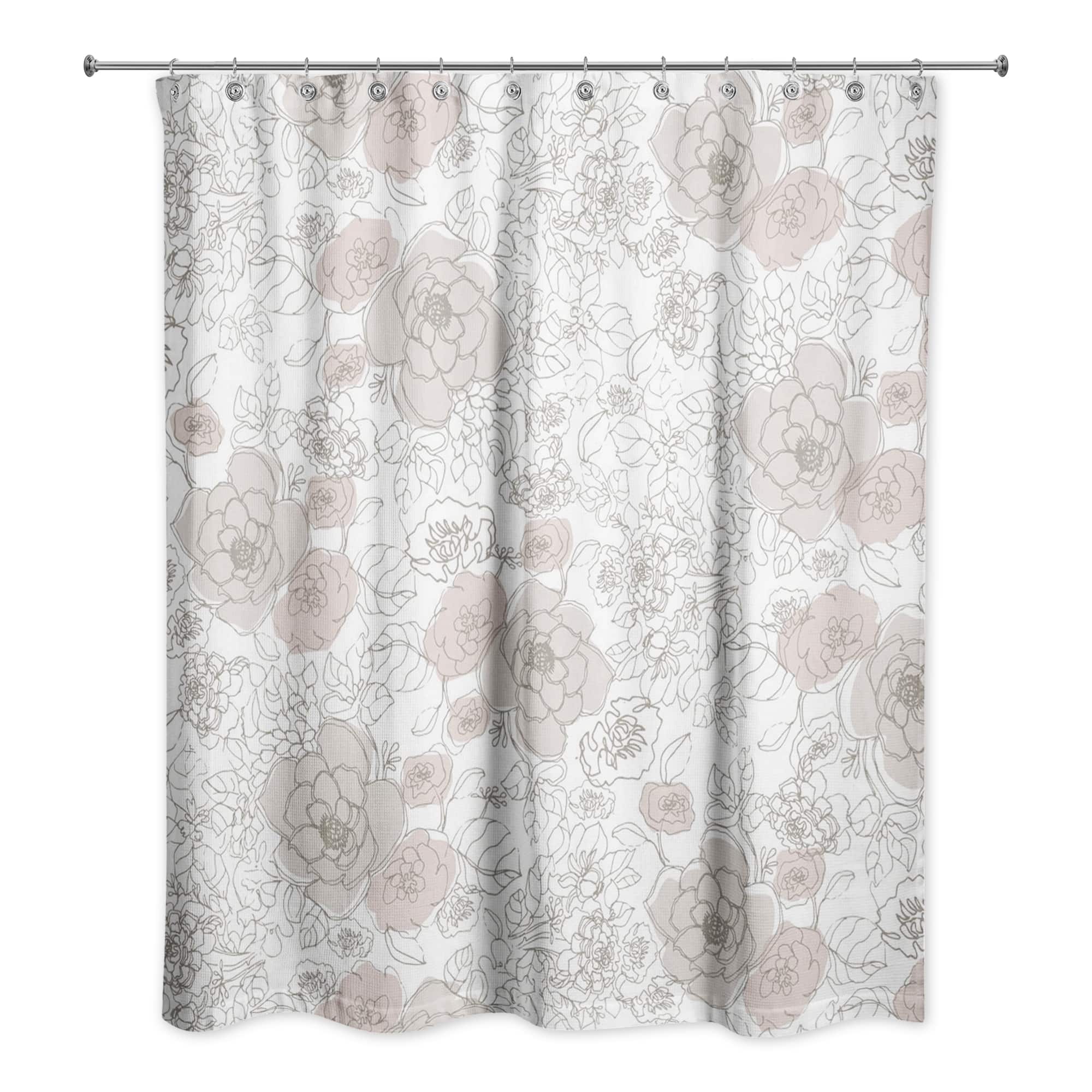 Multi Floral Shower Curtain