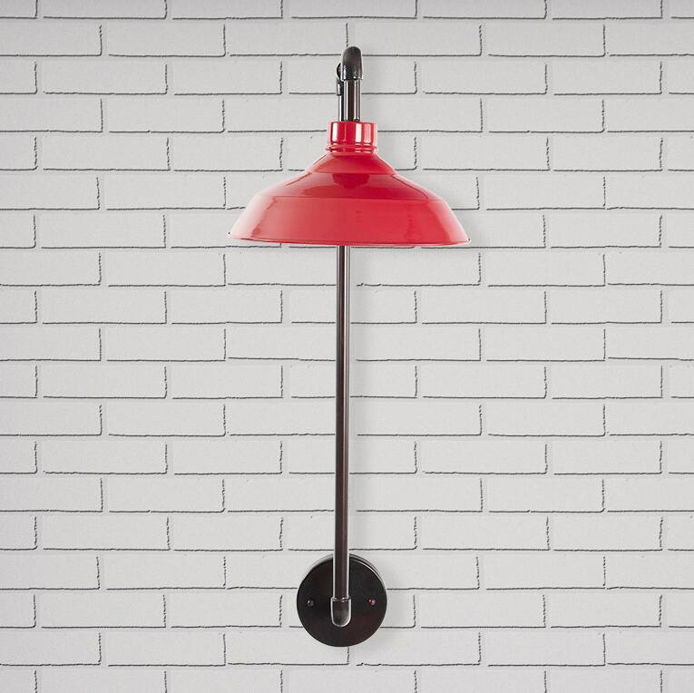 Hello Honey® 33" Metal Wall Sconce with Round Shade