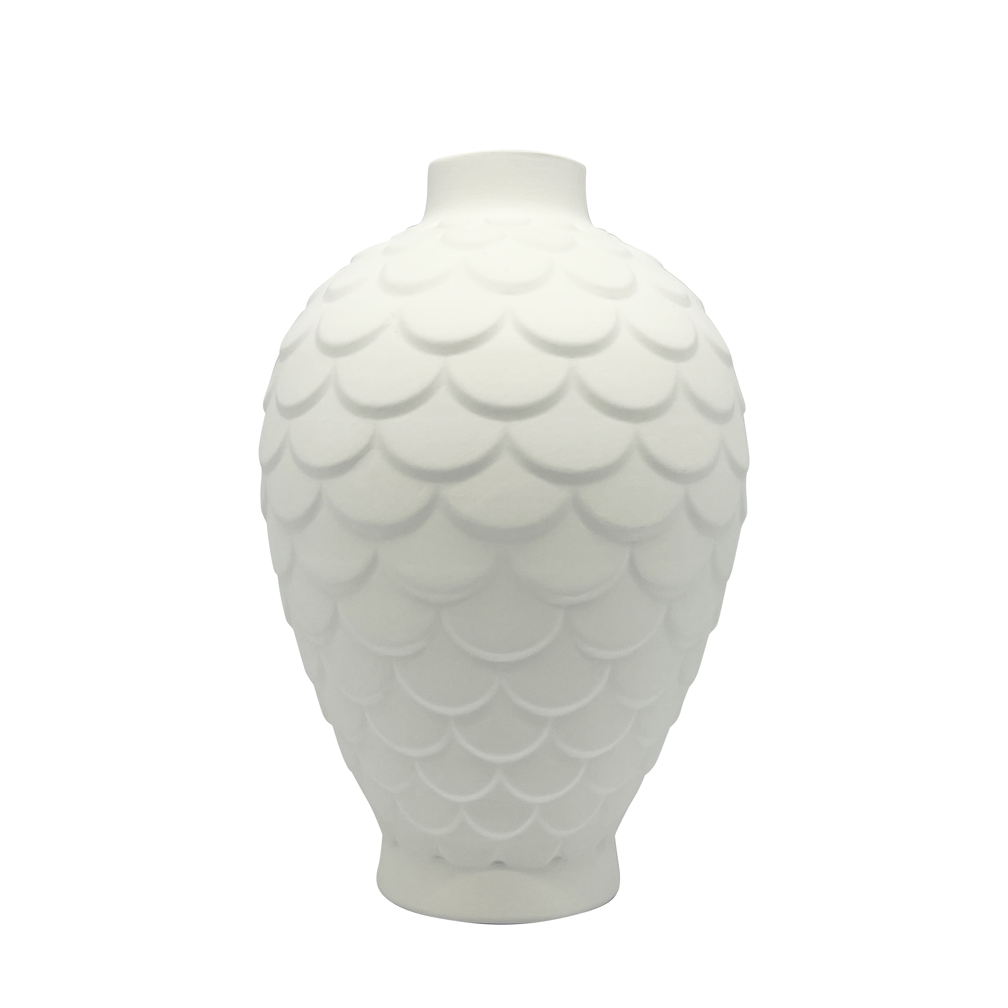 8" Scalloped DIY Ceramic Vase by Make Market®