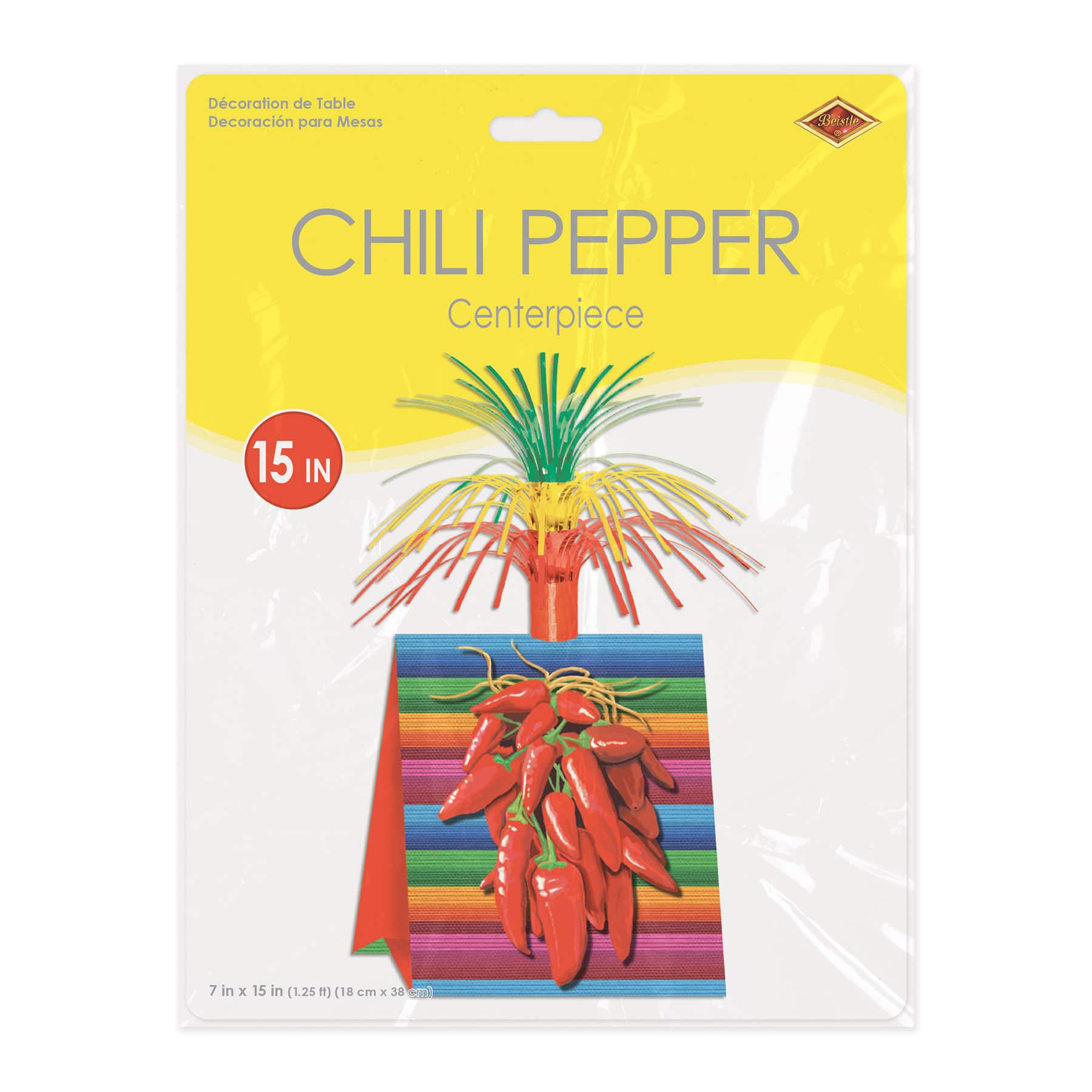 Beistle 15" Chili Pepper Centerpieces, 2ct.