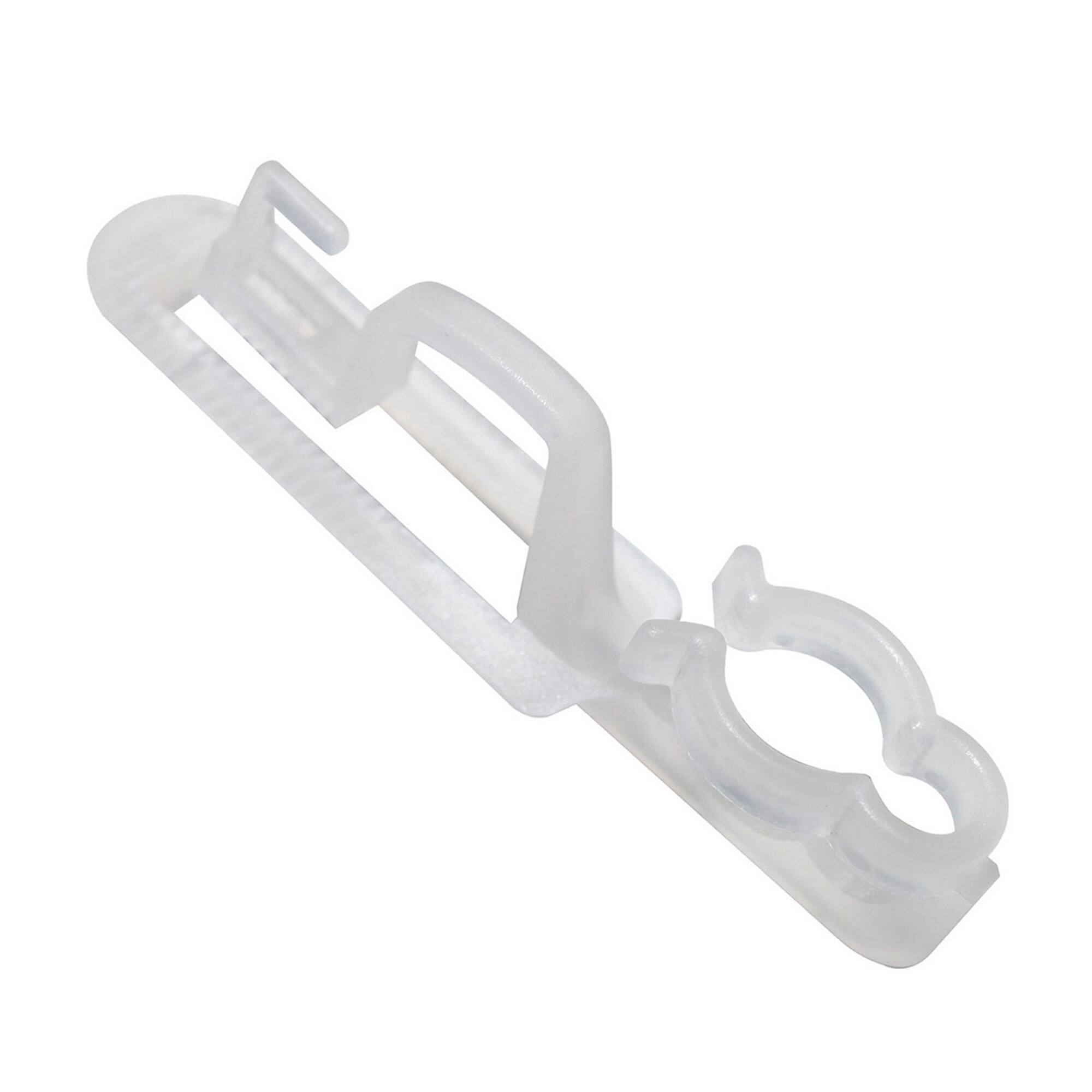 100ct Outdoor Gutter and Shingle Clips for Mini Christmas Lights