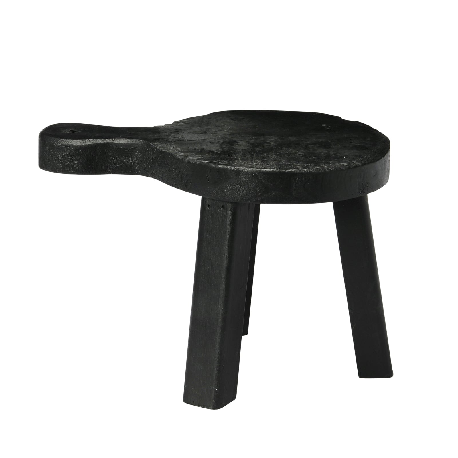 Hello Honey® 9.5" Black Decorative Smooth Wood Pedestal