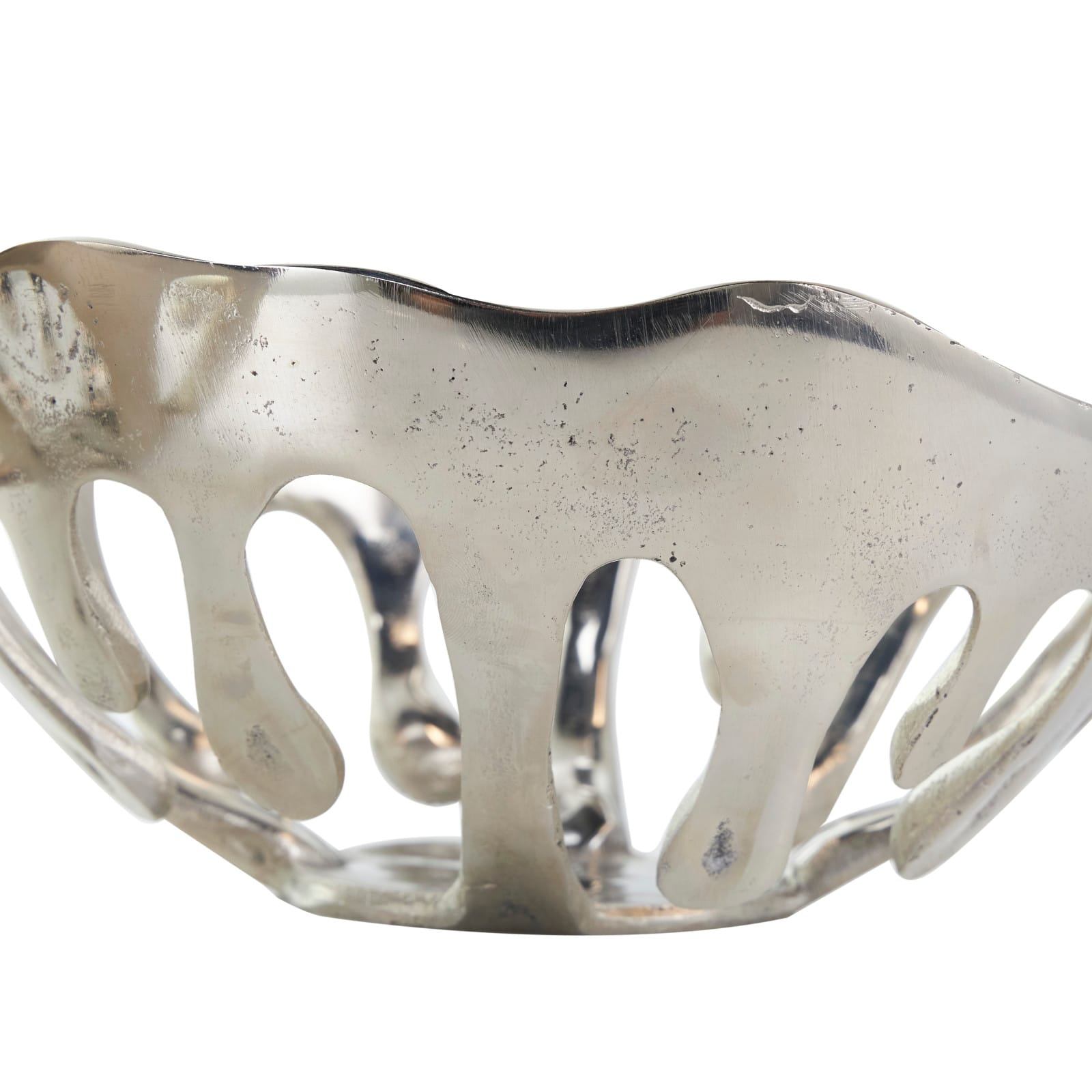 Aluminum Drip Decorative Bowl Set with Open Frame Design