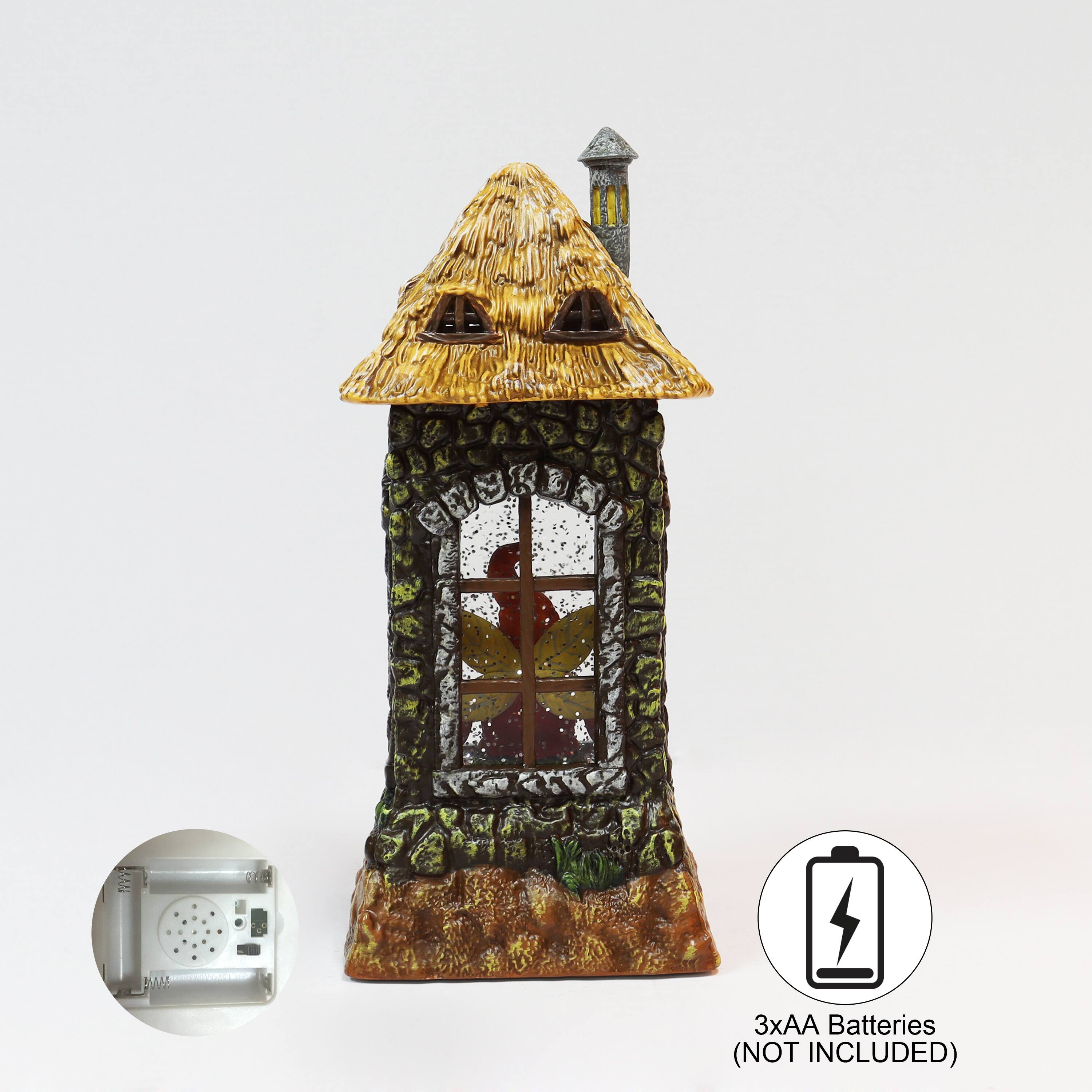 Moments in Time 9.75” Acrylic Gnome Home Lantern Décor