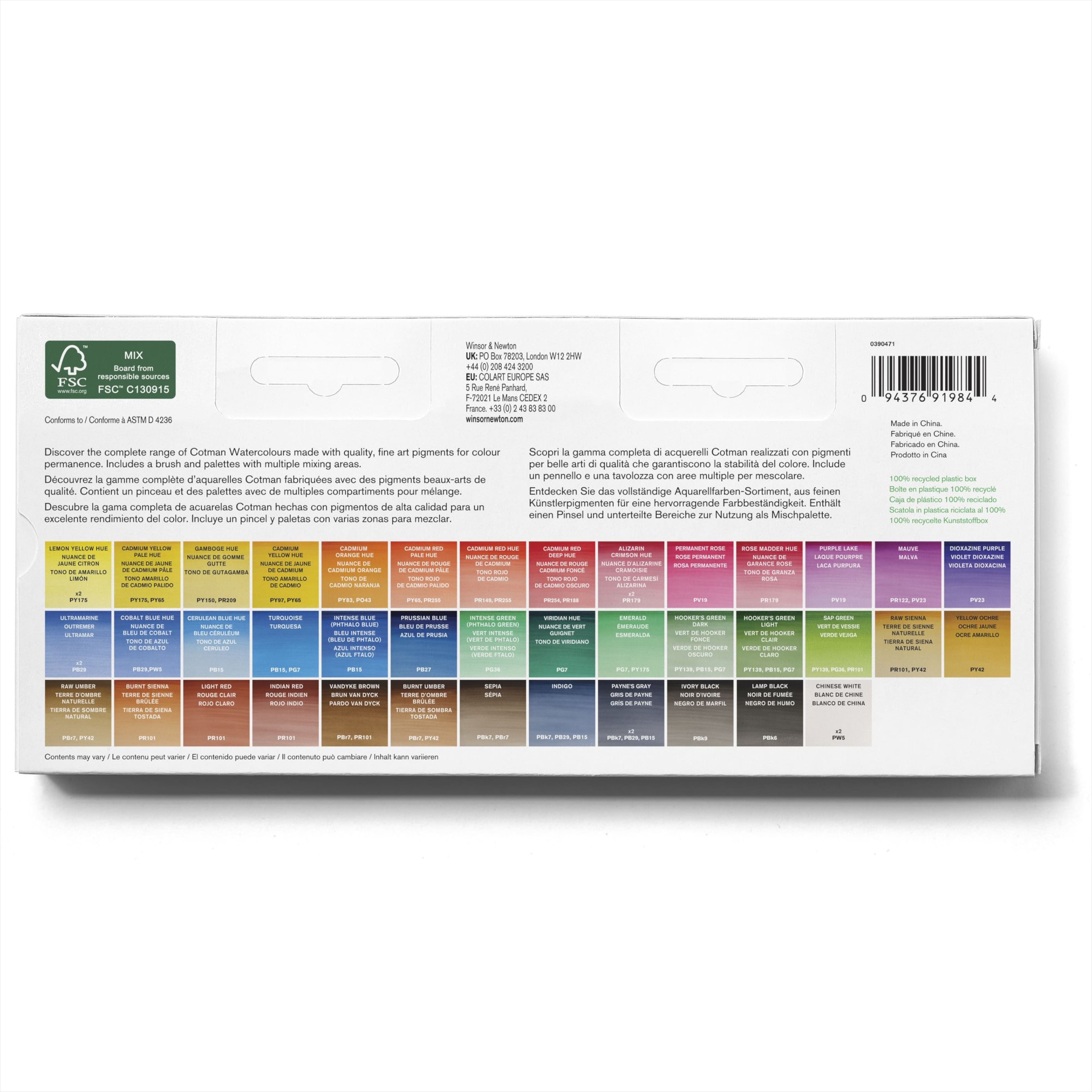Winsor & Newton™ Cotman Watercolour™ 45 Colour Studio Set