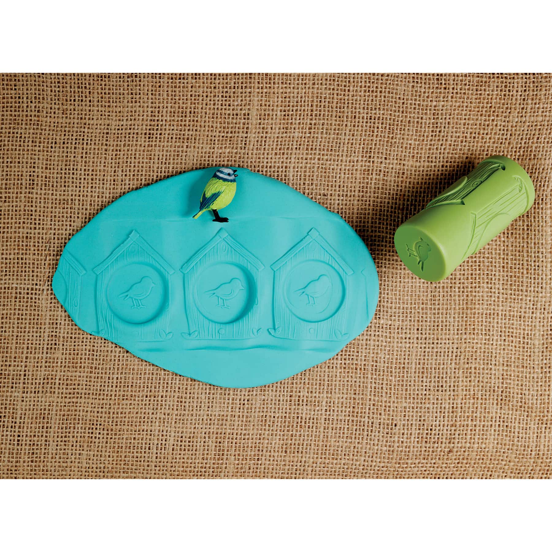 Yellow Door 2.75" Green Let's Roll Number Frames Rollers Set