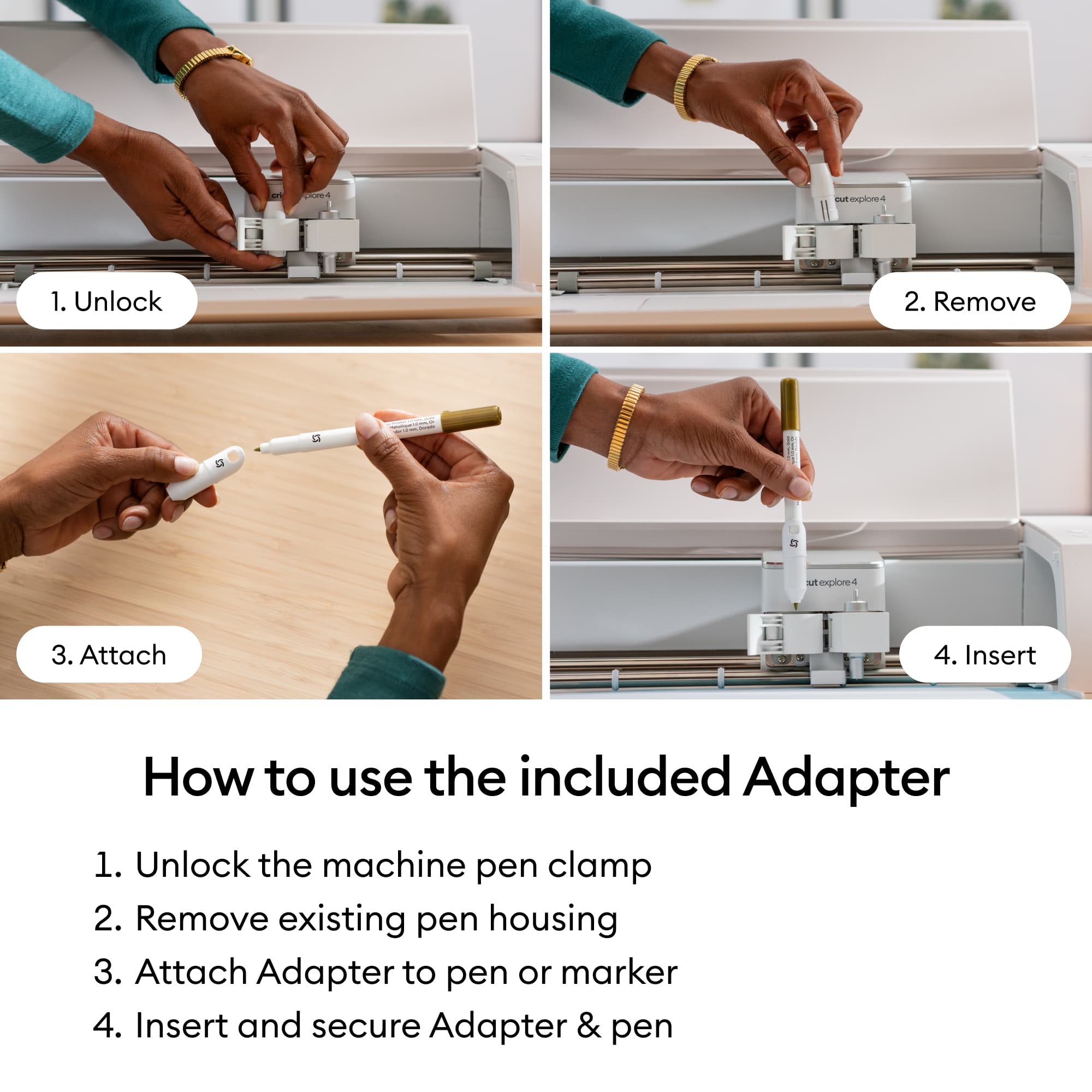 Cricut® Infusible Ink™ 1mm Basics Sampler Sublimation Pens, 3ct. with Adapter