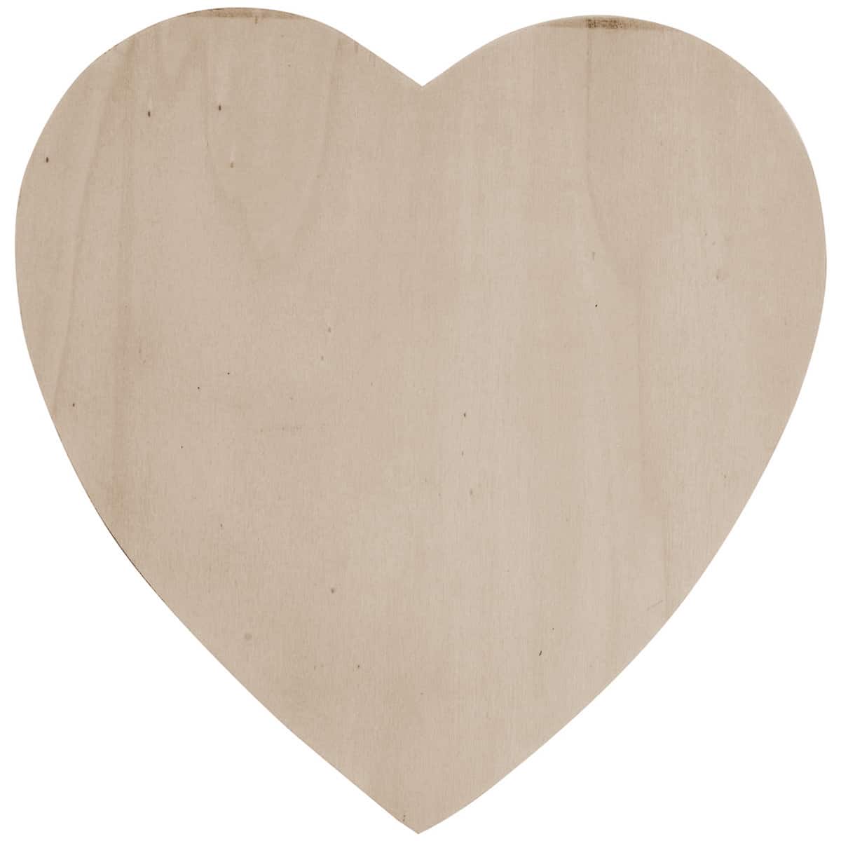 12 Pack: 8.5" Wood Heart Plaque by Make Market®