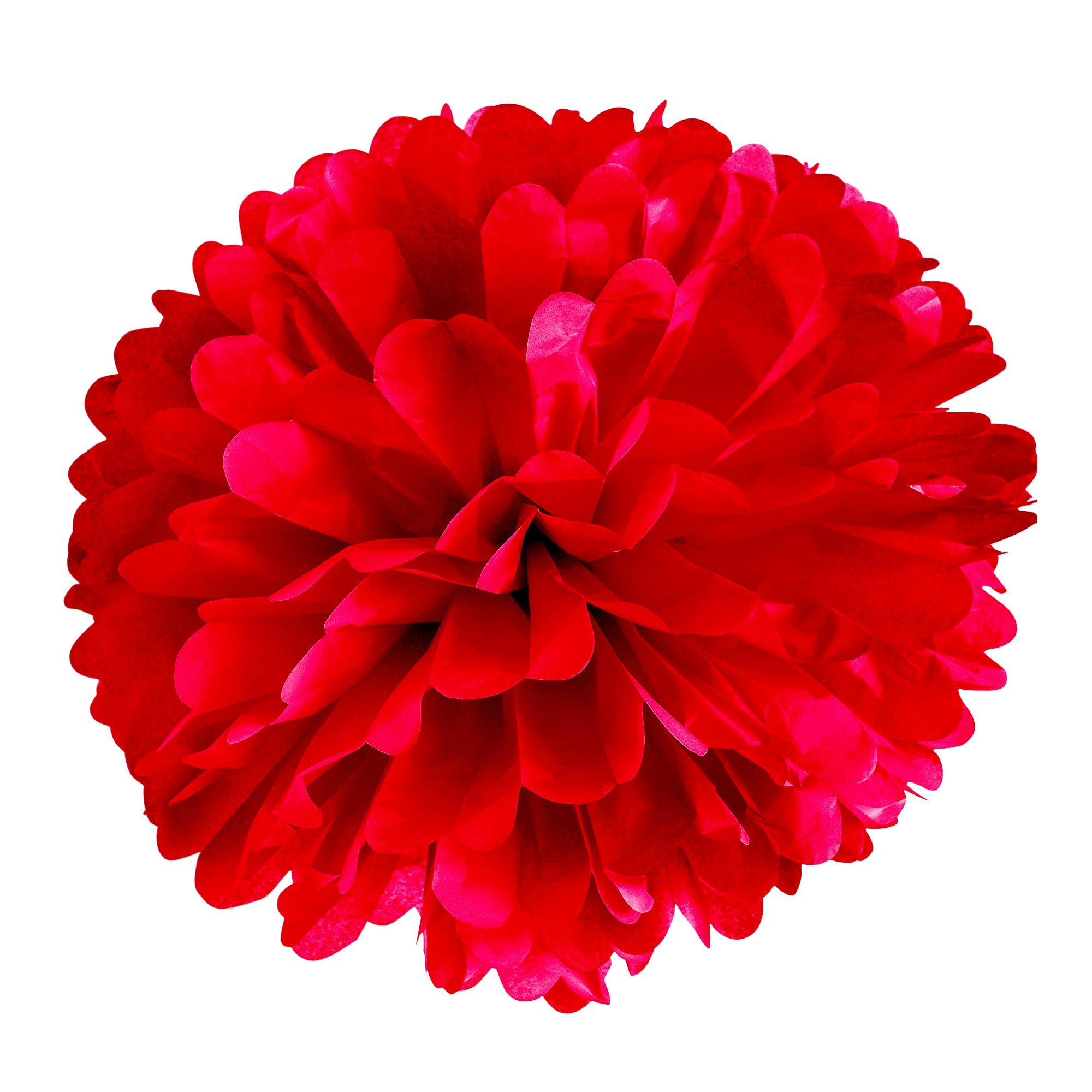 Red Paper Pom Poms By Celebrate It™