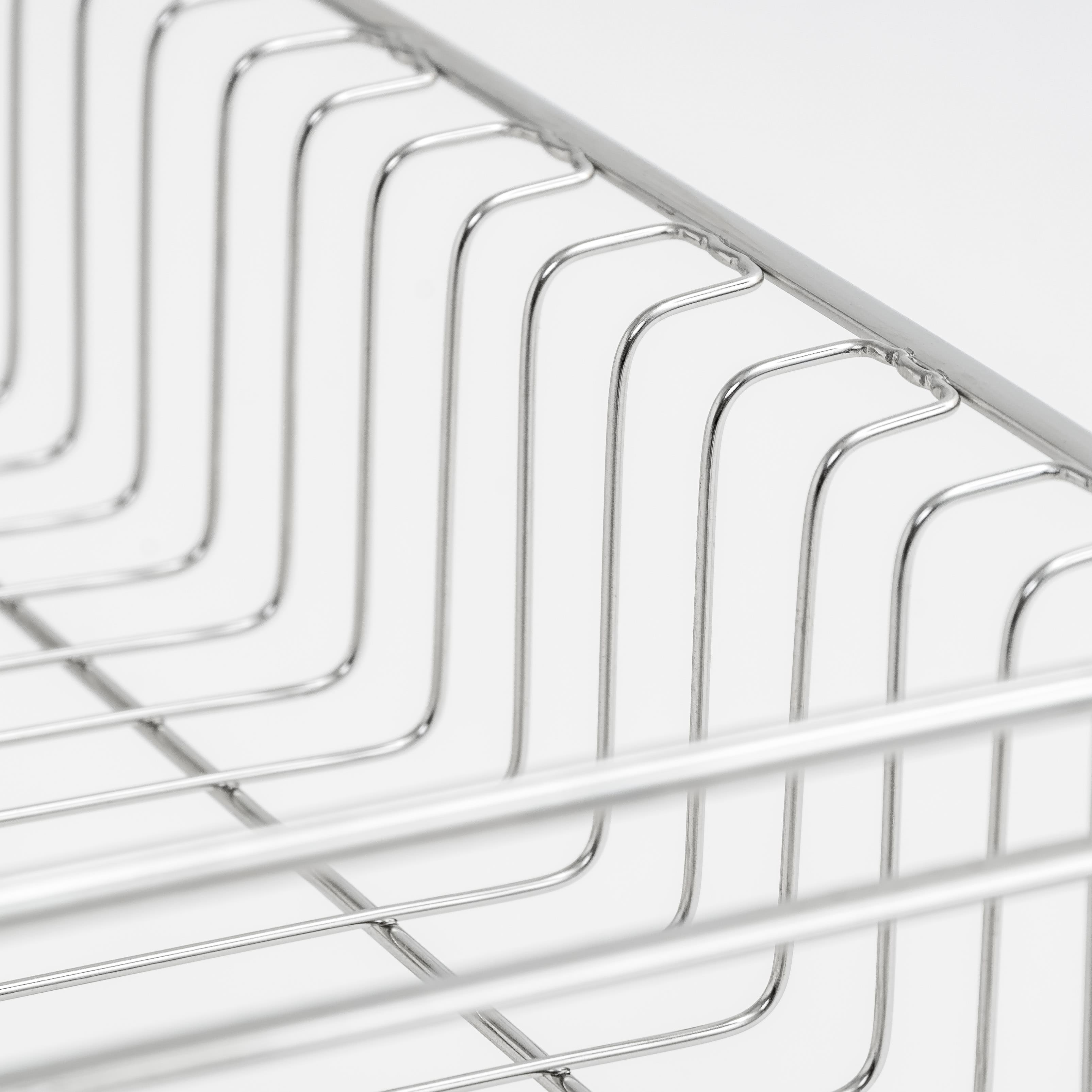 IRIS® 15.75" Stainless Steel 2-Tier Dish Rack