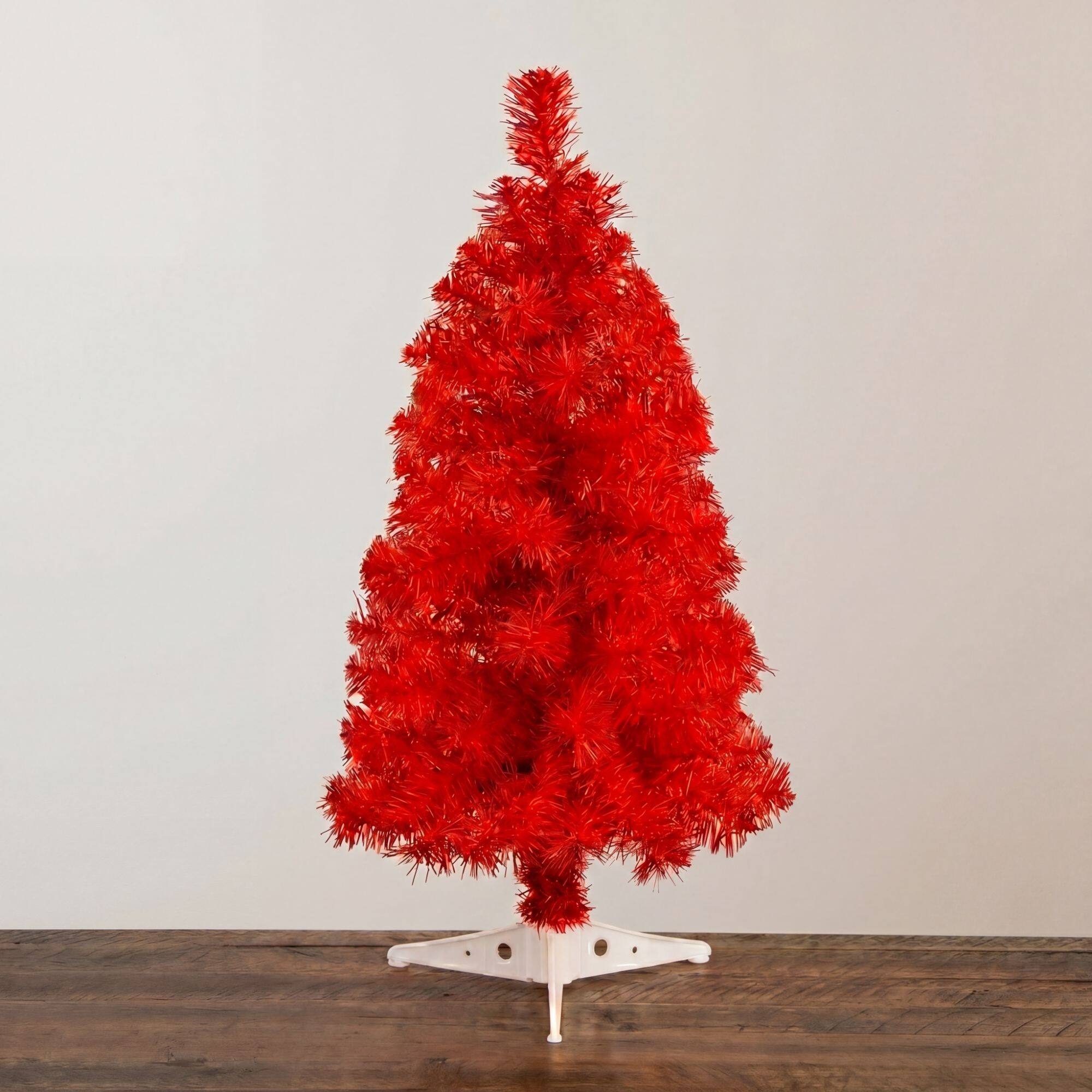 Nearly Natural 2ft. Unlit Red Artificial Christmas Tree