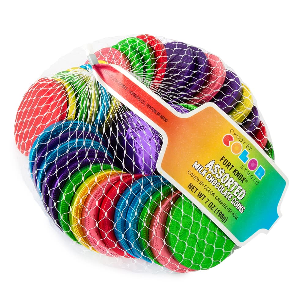 Candy by Color Studio Fort Knox® Milk Chocolate Coins