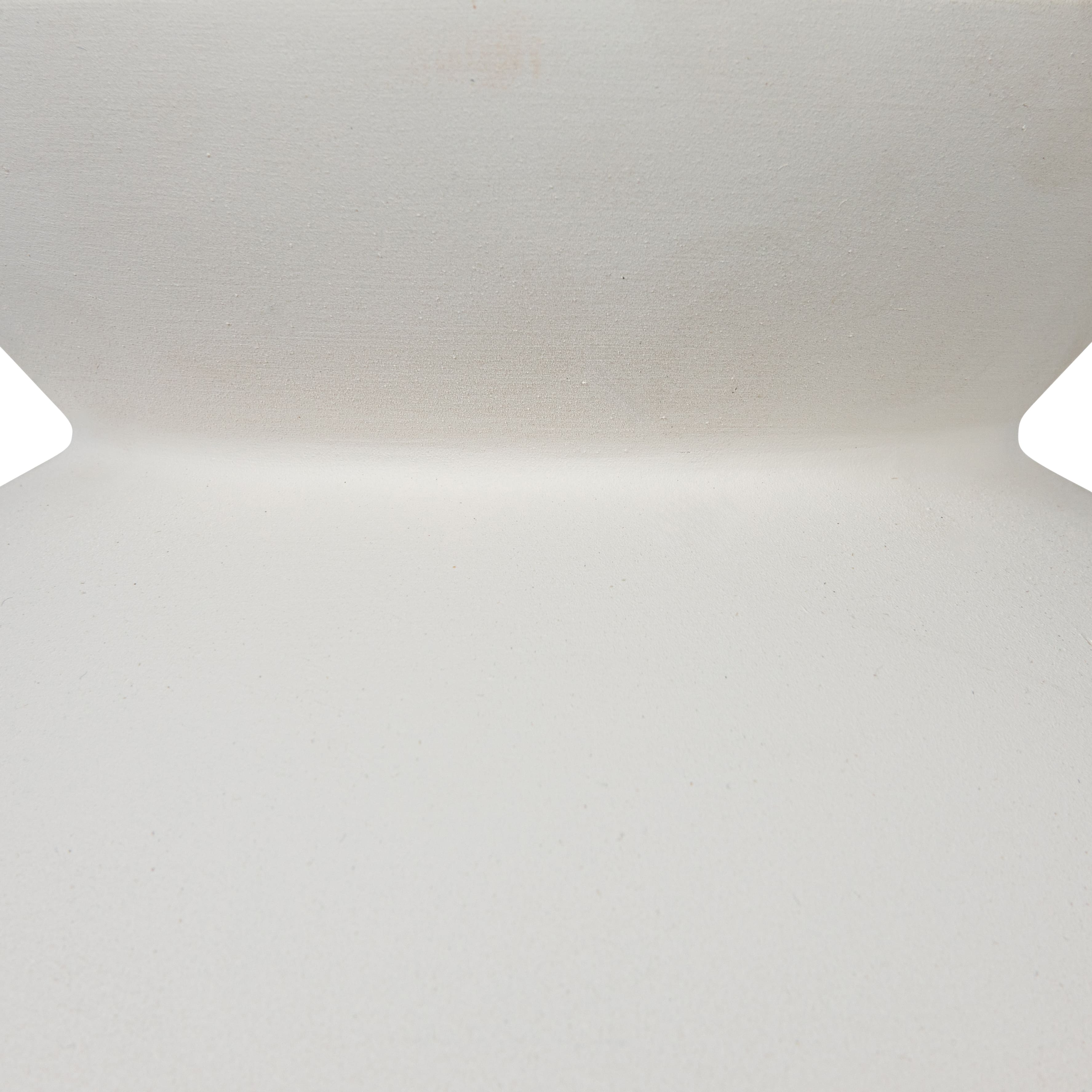 Hello Honey® Sienna Matte White Boho Ceramic Ceiling Light with White Fabric Cord