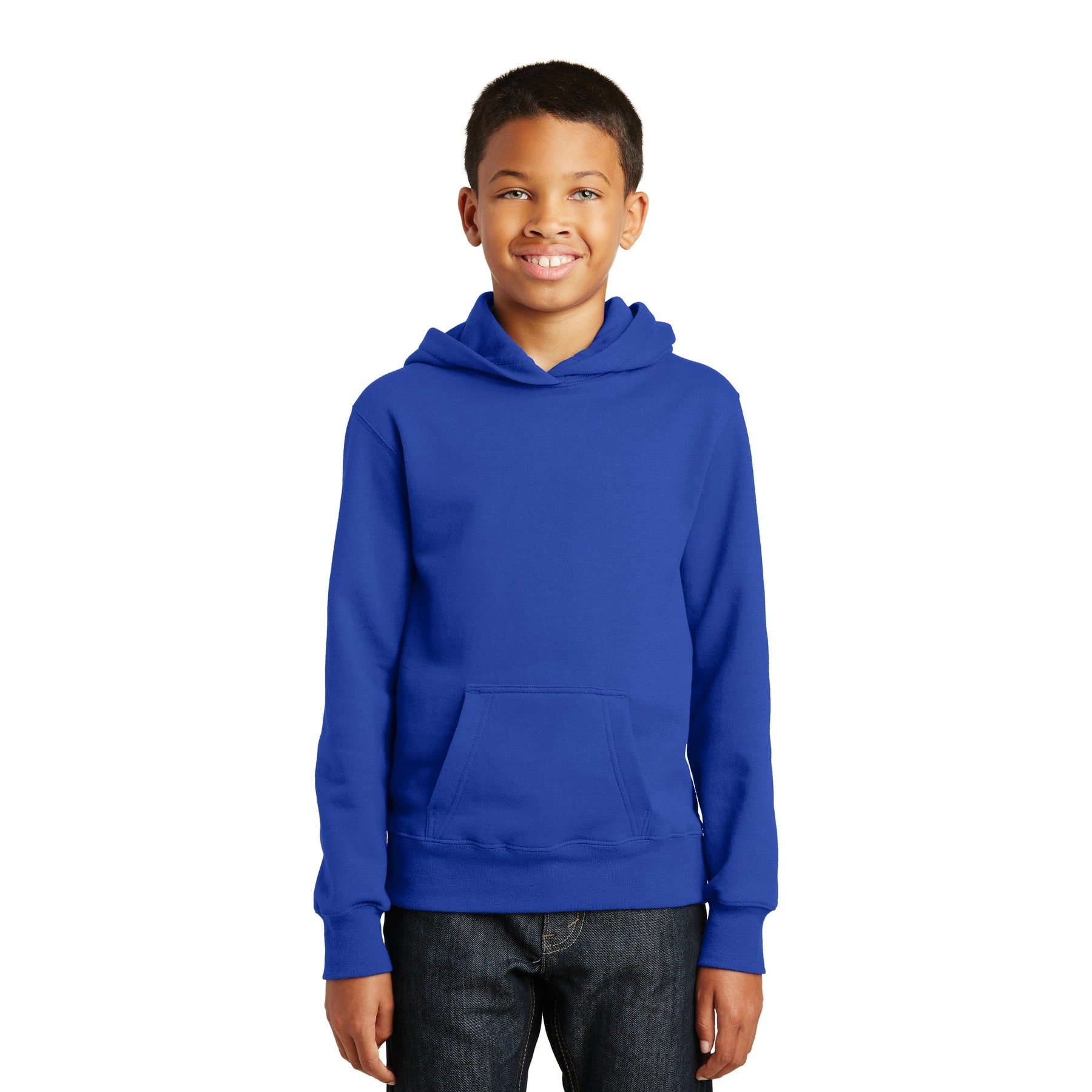 Port & Company® Fan Favorite Youth Fleece Pullover Hooded Sweatshirt