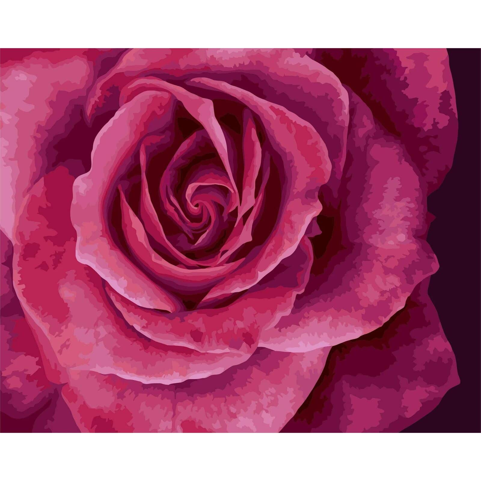 Crafting Spark Tender Rose Painting by Numbers Kit