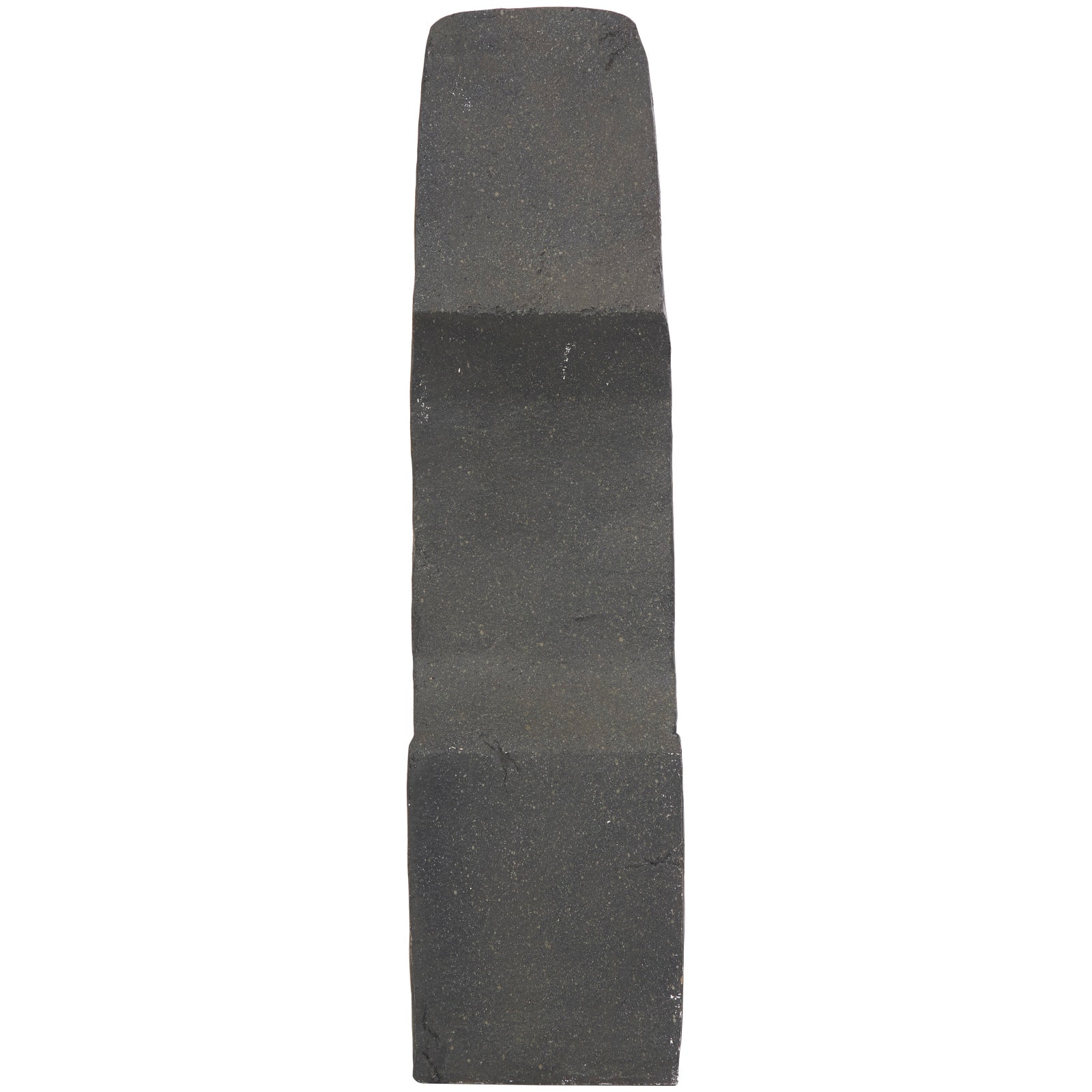31" Black Tall Distressed Totem Face Sculpture
