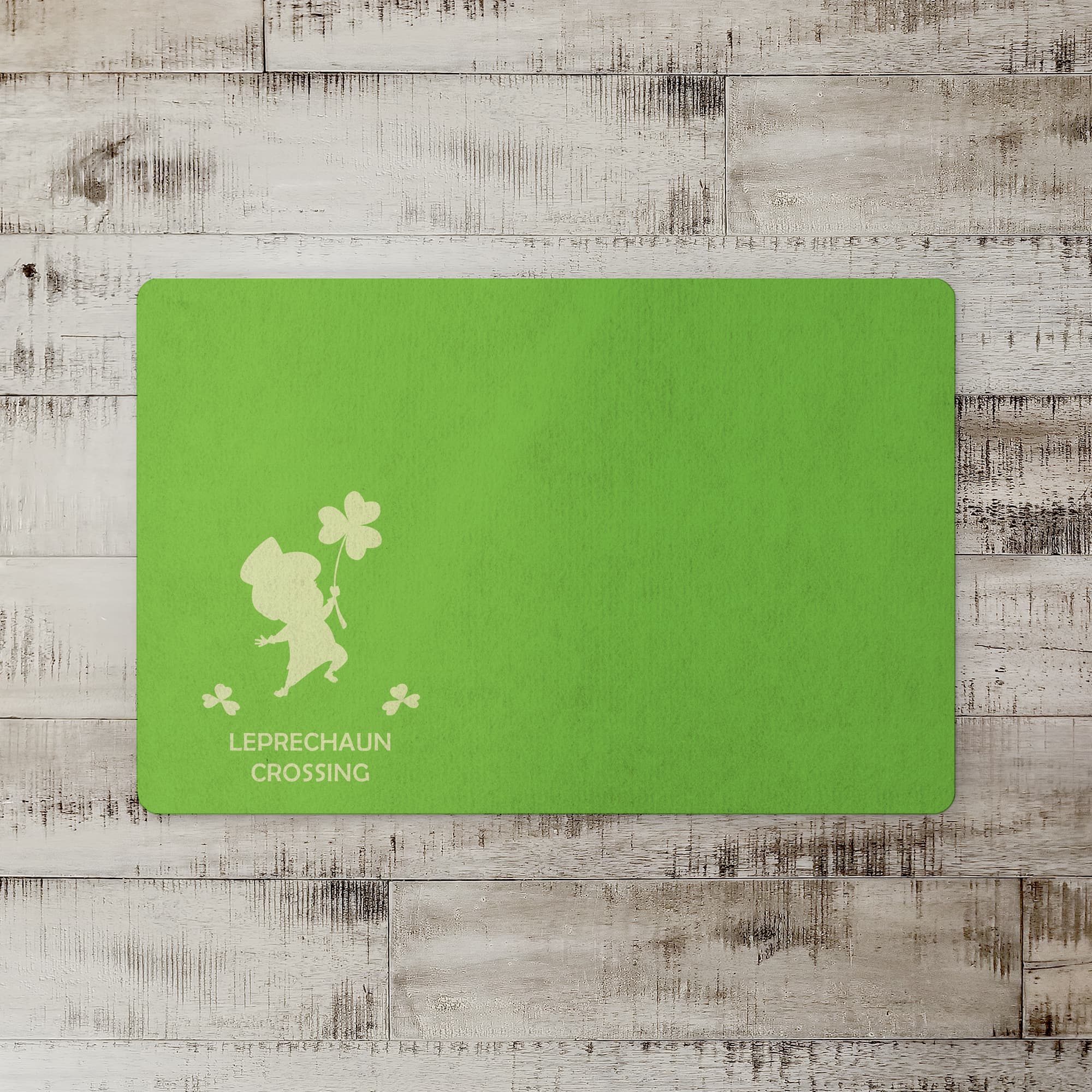 Leprechaun Crossing 18" x 27" Floor Mat