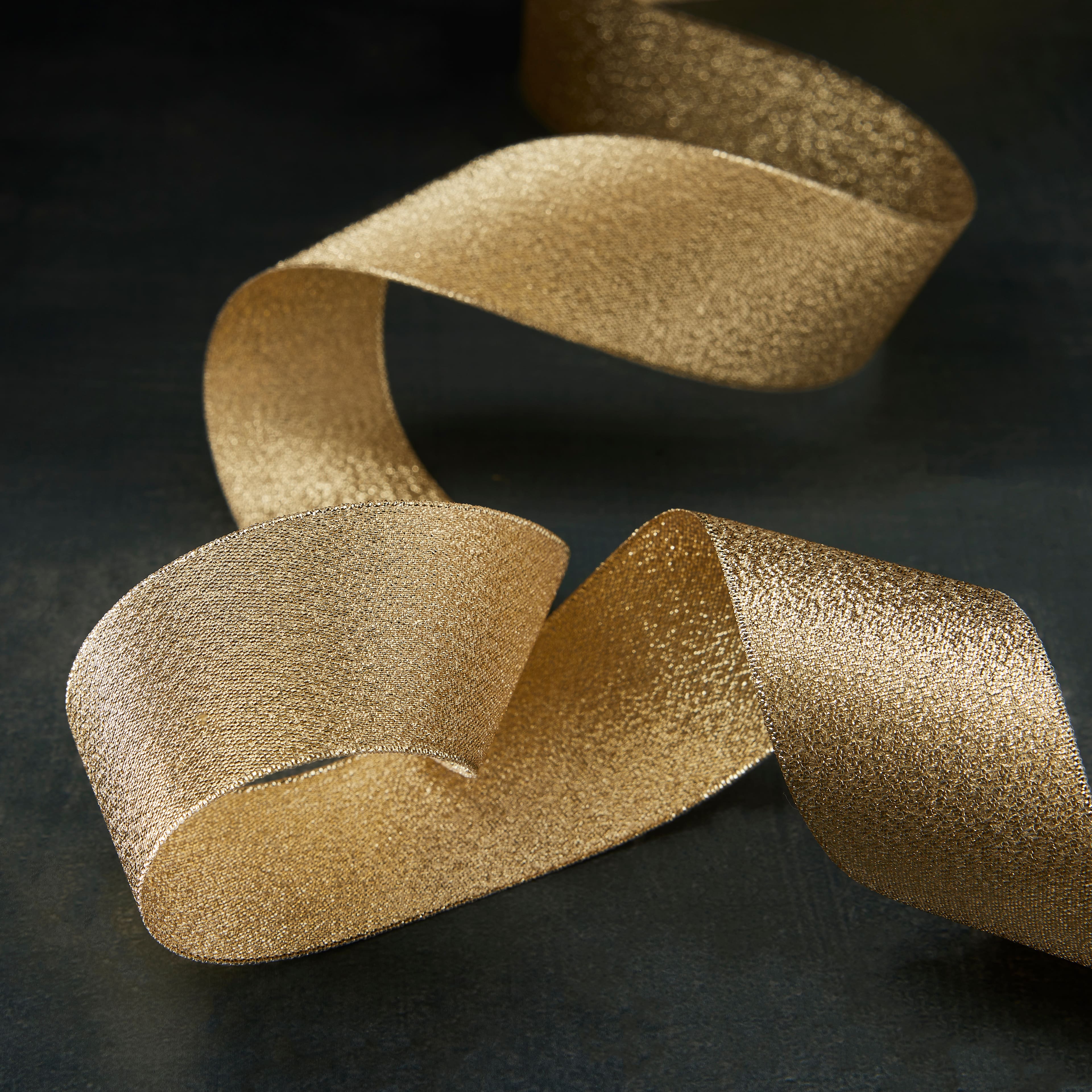 12 Pack: 1.5" x 3yd. Sheer Metallic Wired Ribbon by Celebrate It®