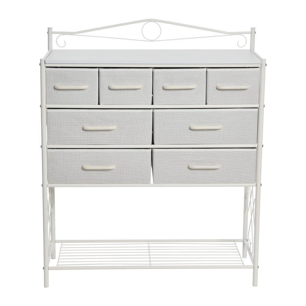 Household Essentials Victoria 8-Drawer Dresser with Shelf