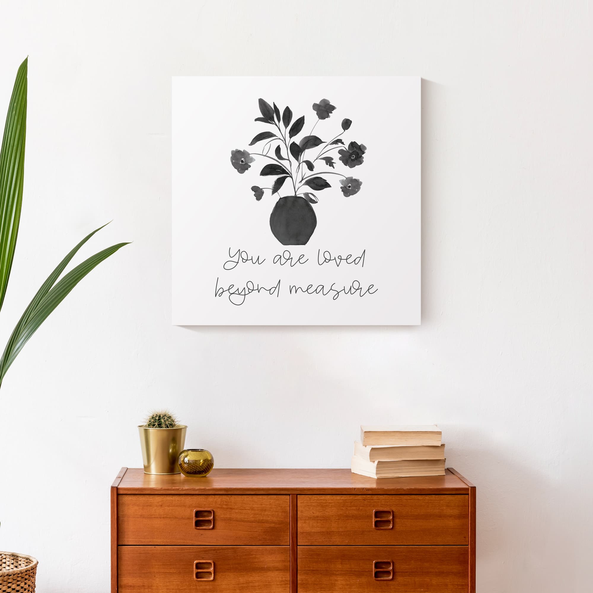 You are Loved Beyond Measure 20" x 20" Canvas Wall Art