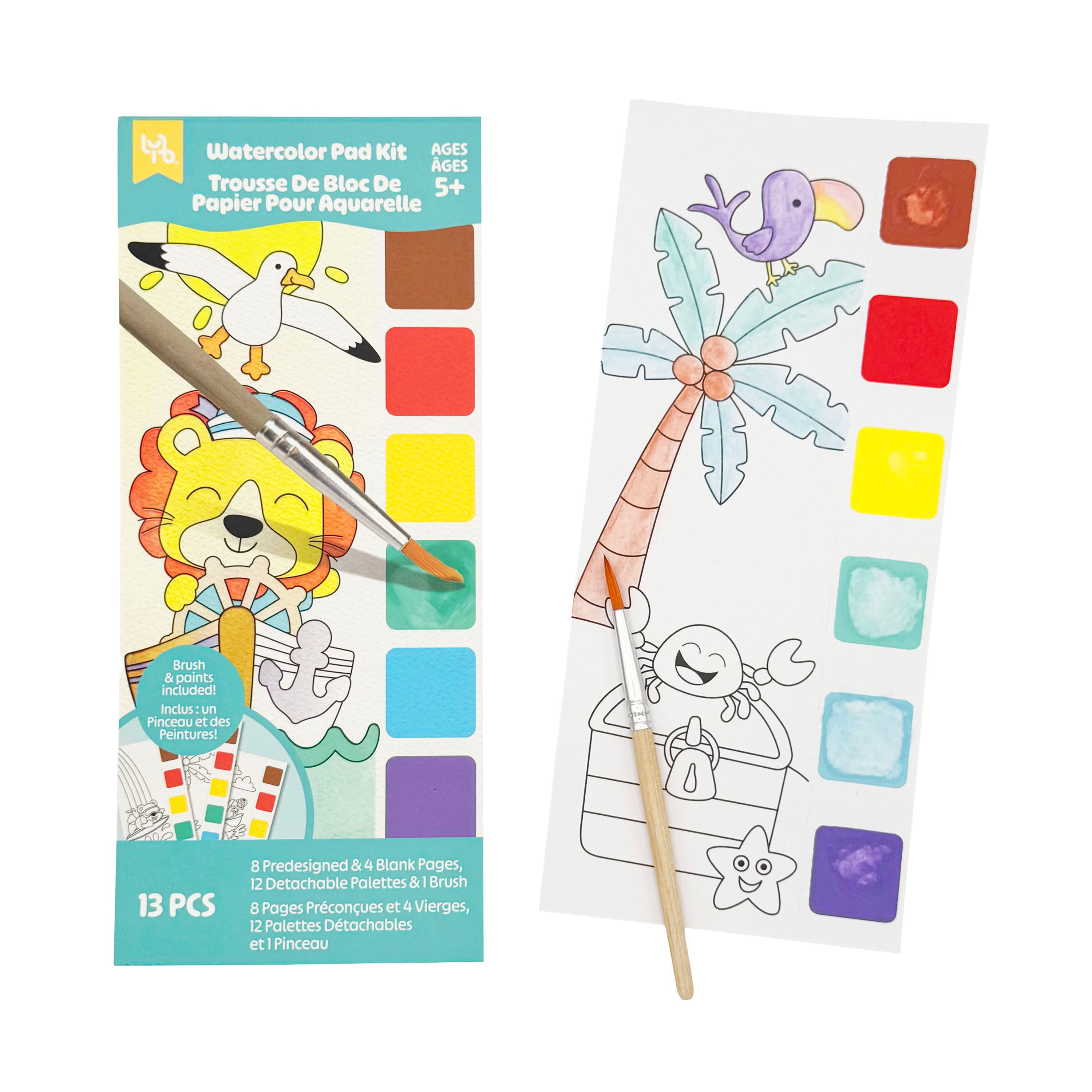 Little Yellow Bicycle® Sailing Bookmark Watercolor Pad Kit