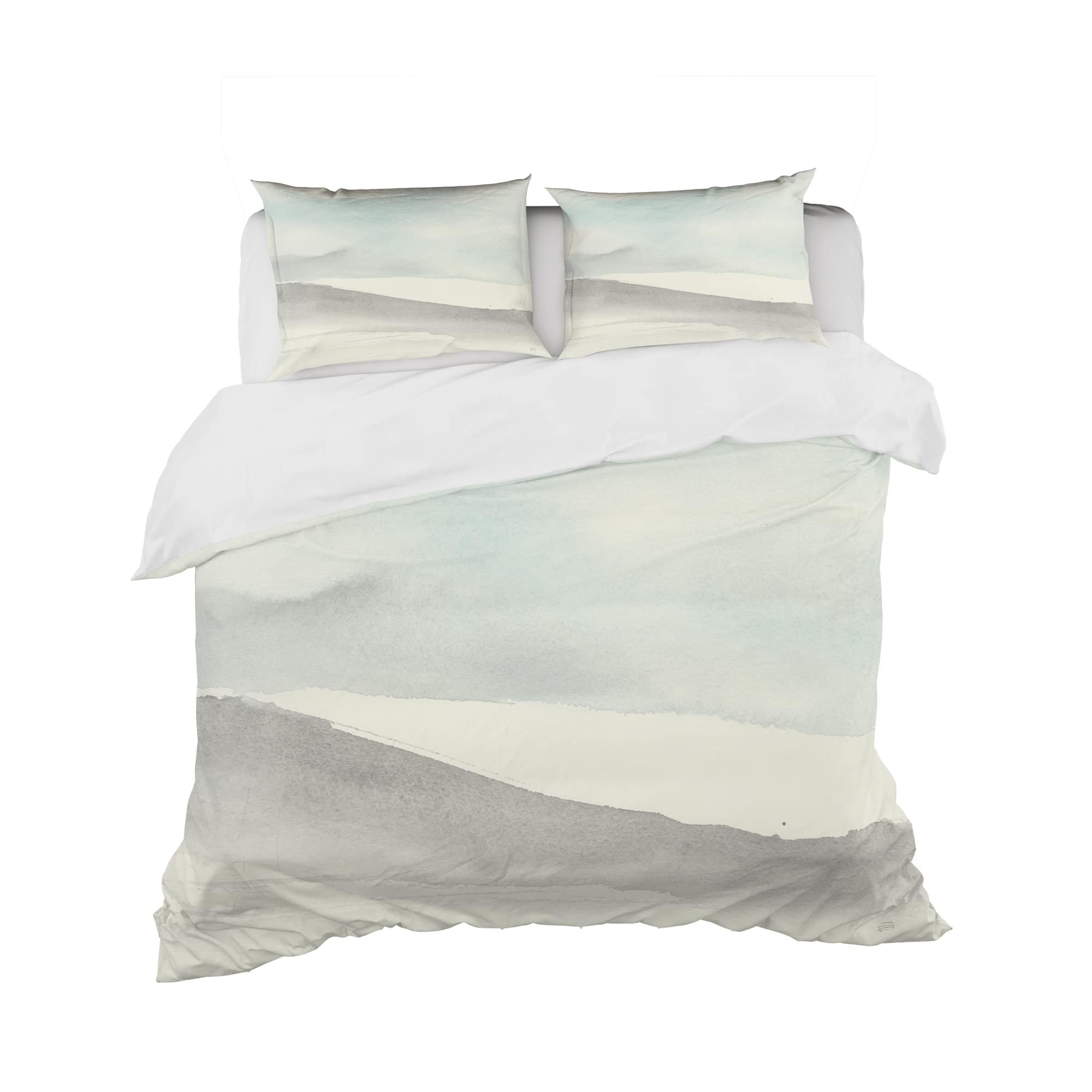 Designart 'minimal geometric Zen I' Geometric Bedding Set