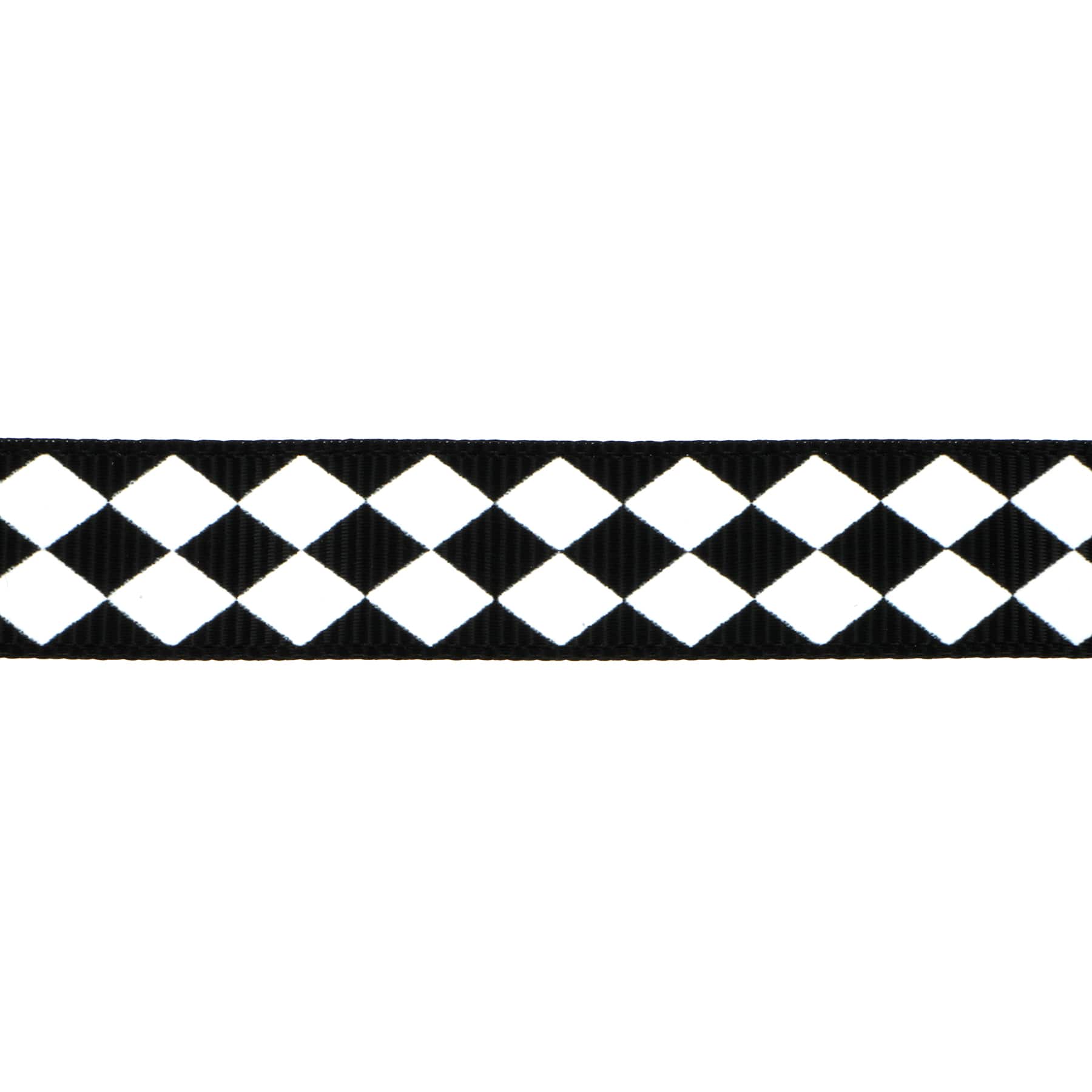 5/8" x 4yd. Black & White Diamond Ribbon by Celebrate It®