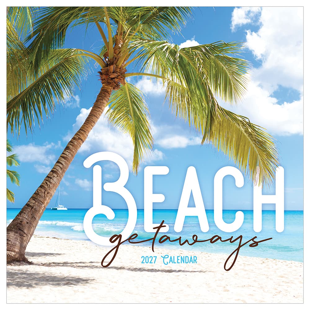 2027 Beaches Wall Calendar
