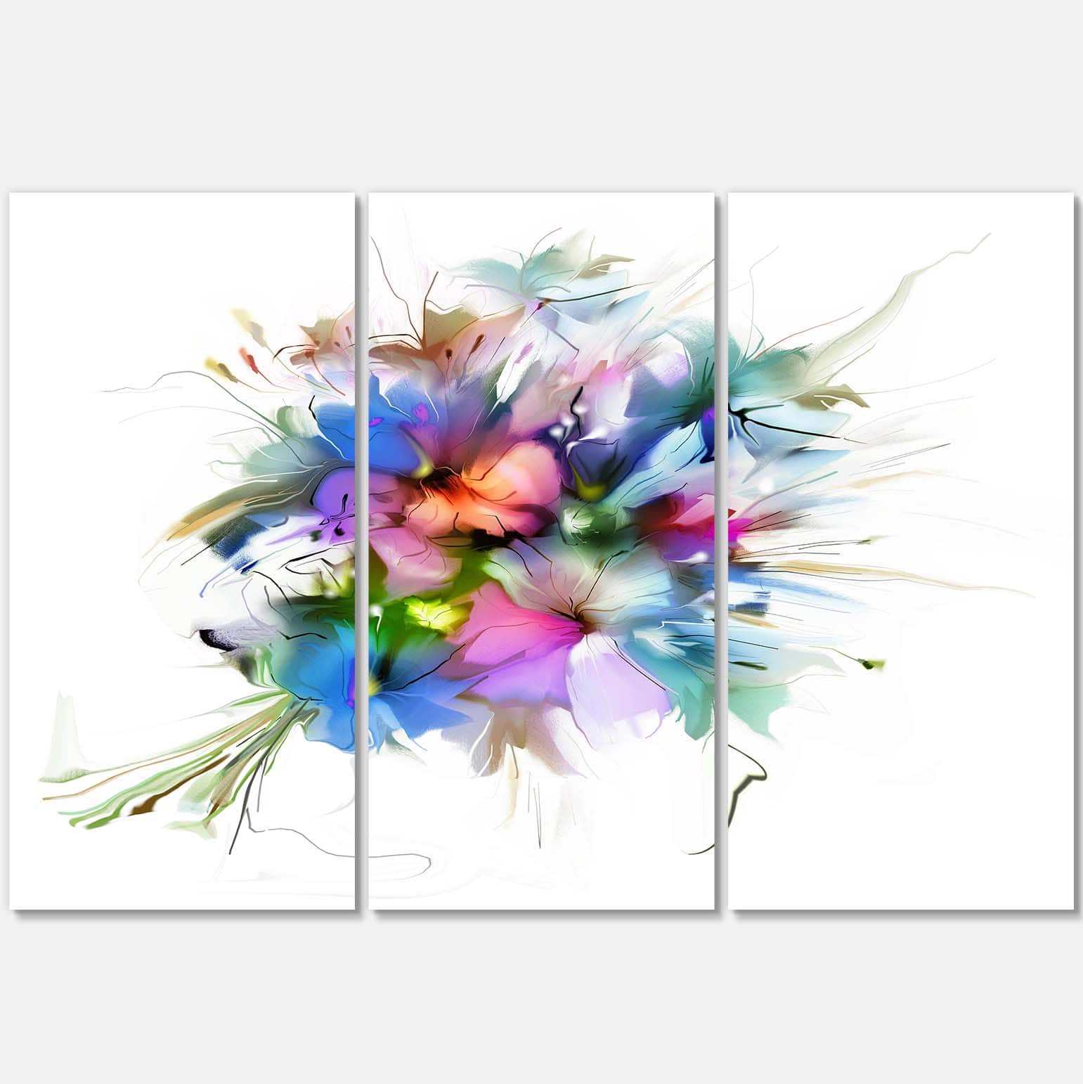 Designart - Summer Colorful Flowers