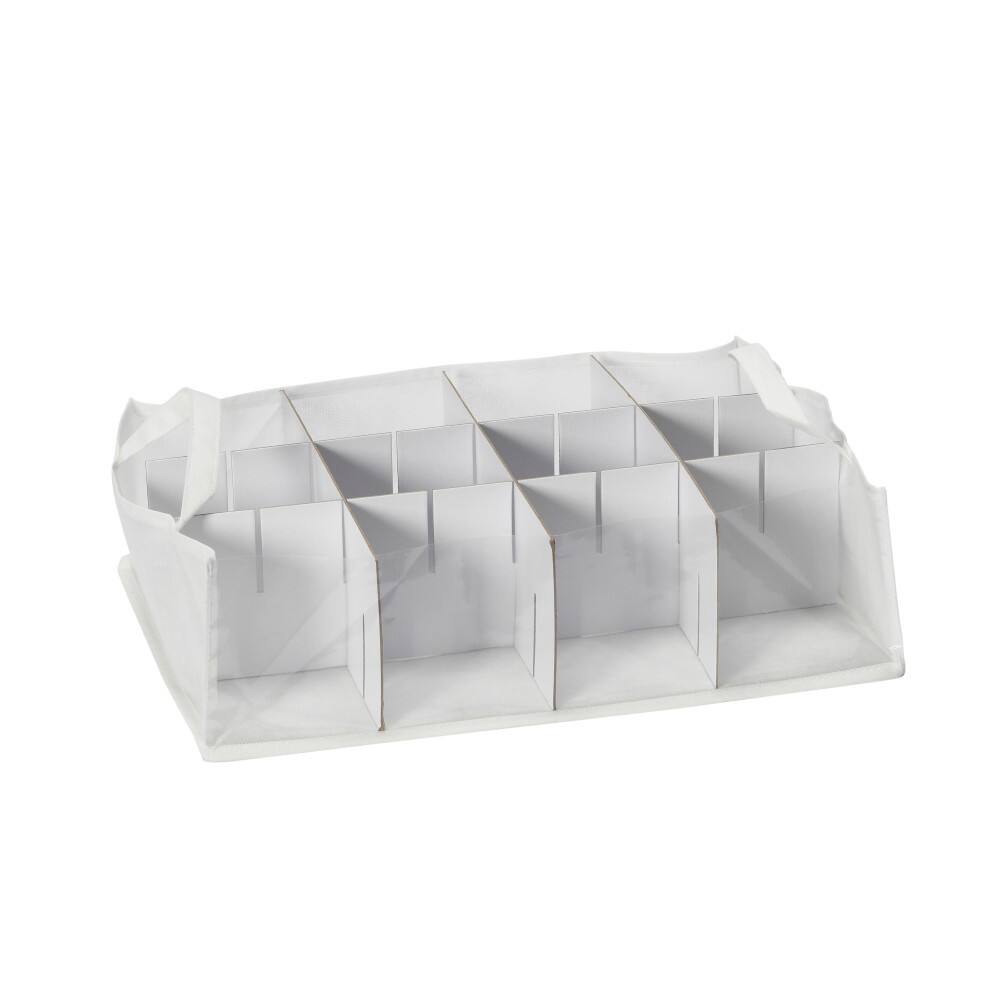 Household Essentials Green & White Ornament Storage Box